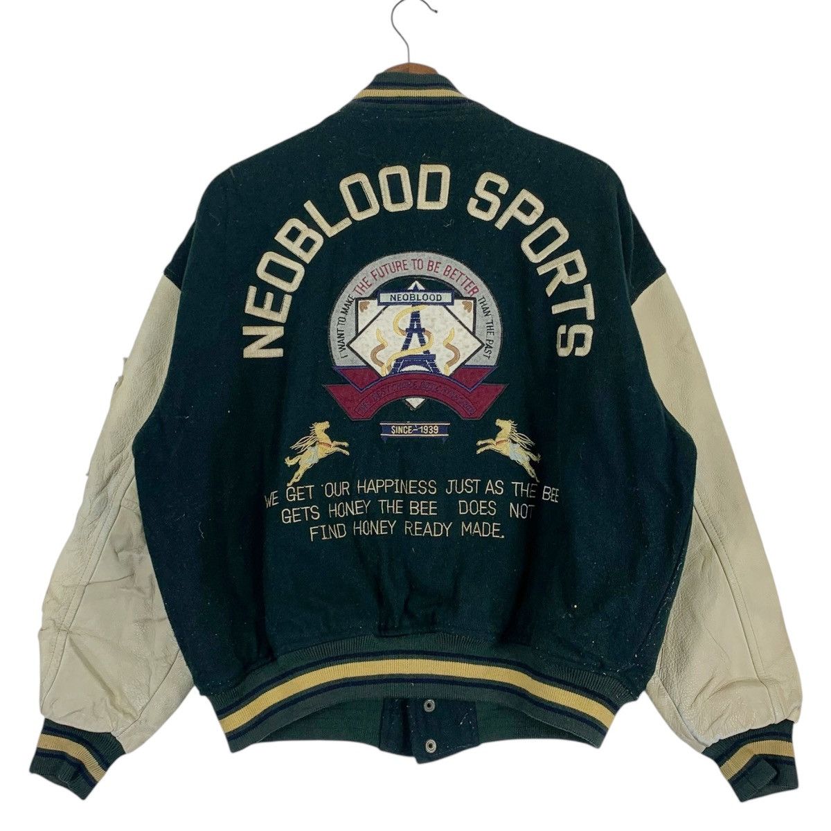If Six Was Nine Vintage Neo Blood Tokyo Bomber Jacket Size US M / EU 48-50 / 2 - 15 Thumbnail