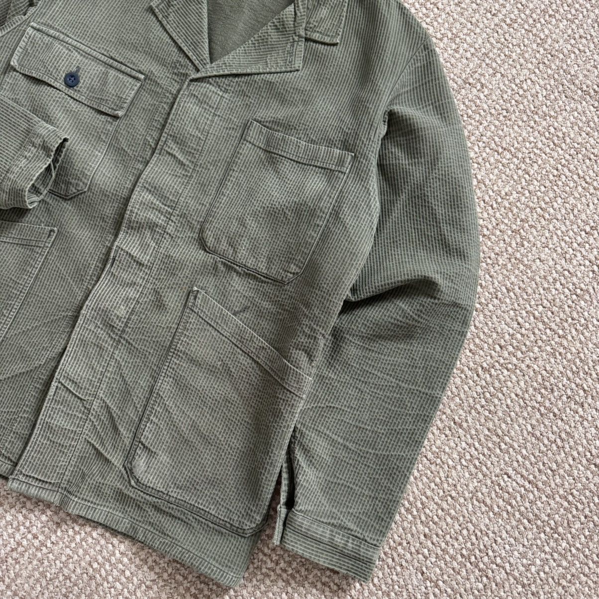 Le Laboureur 80s vintage corduroy sun faded disressed work french jacket Size US M / EU 48-50 / 2 - 6 Thumbnail