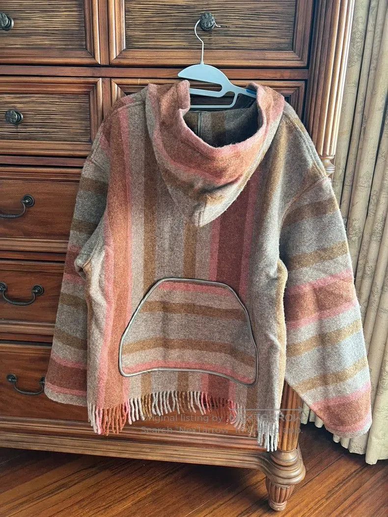 Kapital Kapital wool da Vinci striped BAJA pullover jacket . Size US L / EU 52-54 / 3 - 2 Thumbnail