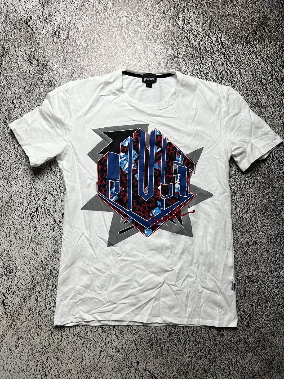 Just Cavalli Just Cavalli big logo tee Size US XL / EU 56 / 4 - 1 Thumbnail
