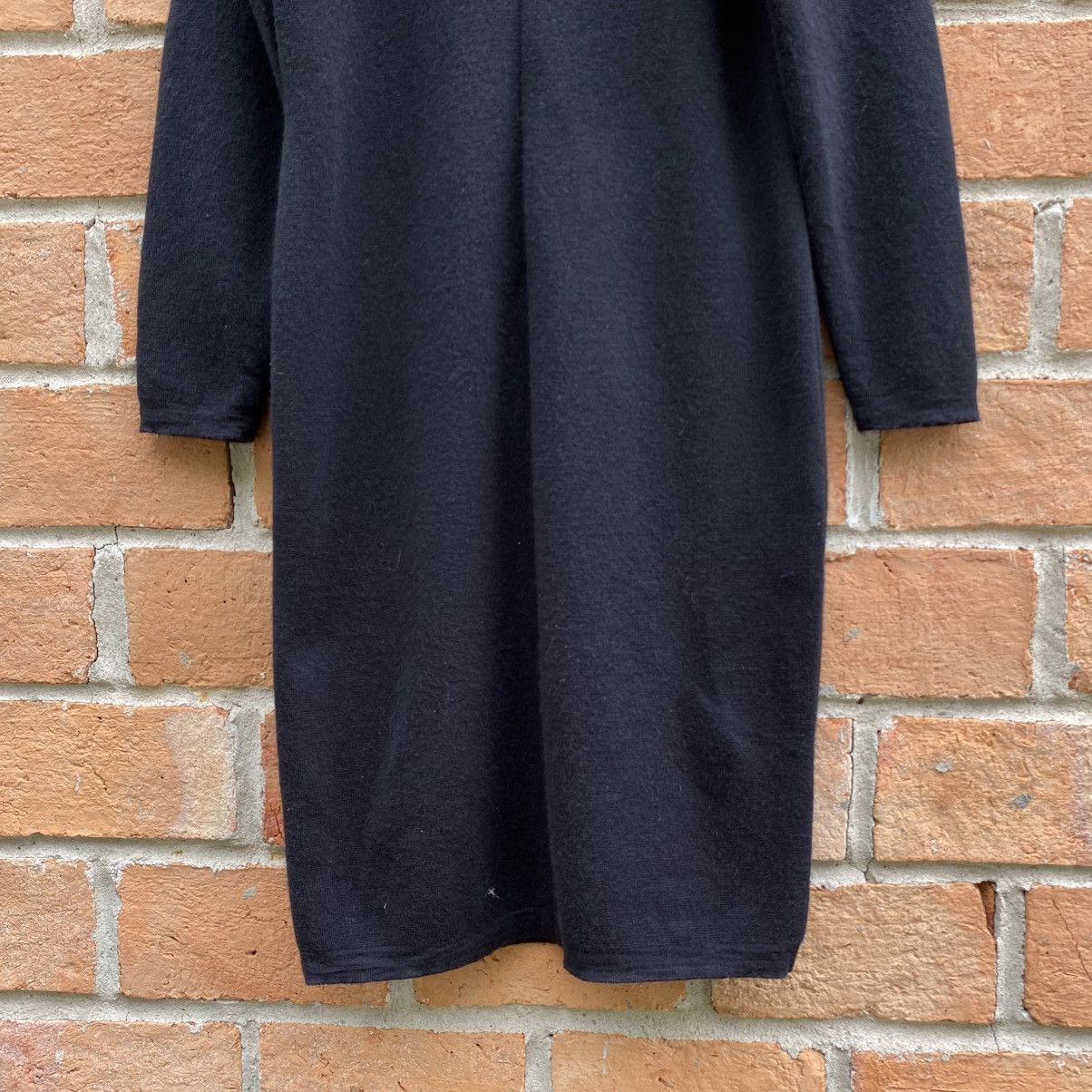 Dior Vintage Christian Dior Black Wool Dress Gold Embellishments Size M / US 6-8 / IT 42-44 - 22 Thumbnail