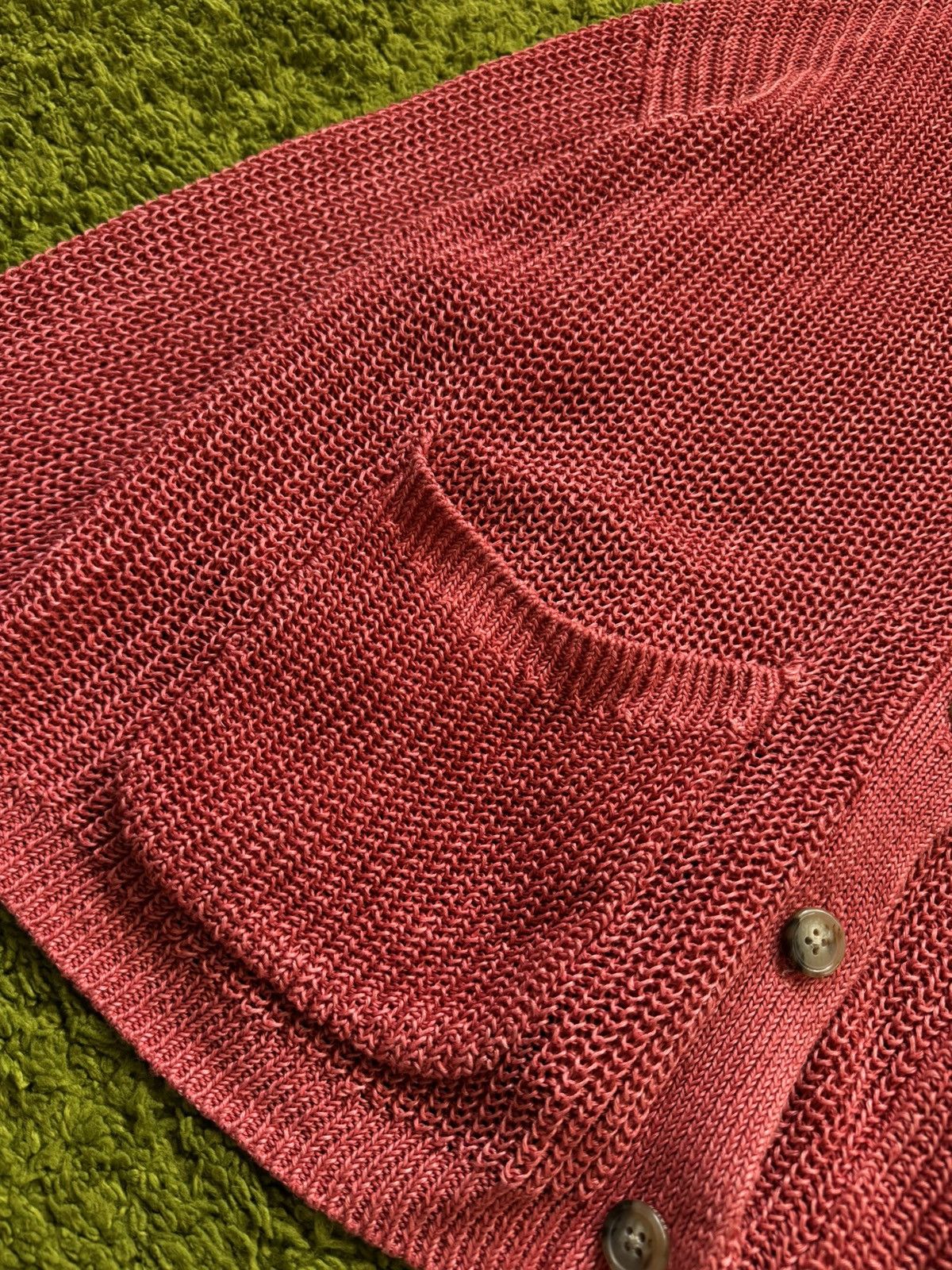 Polo Ralph Lauren Polo Ralph Lauren 100% linen cardigan sweater Size L / US 10 / IT 46 - 3 Thumbnail