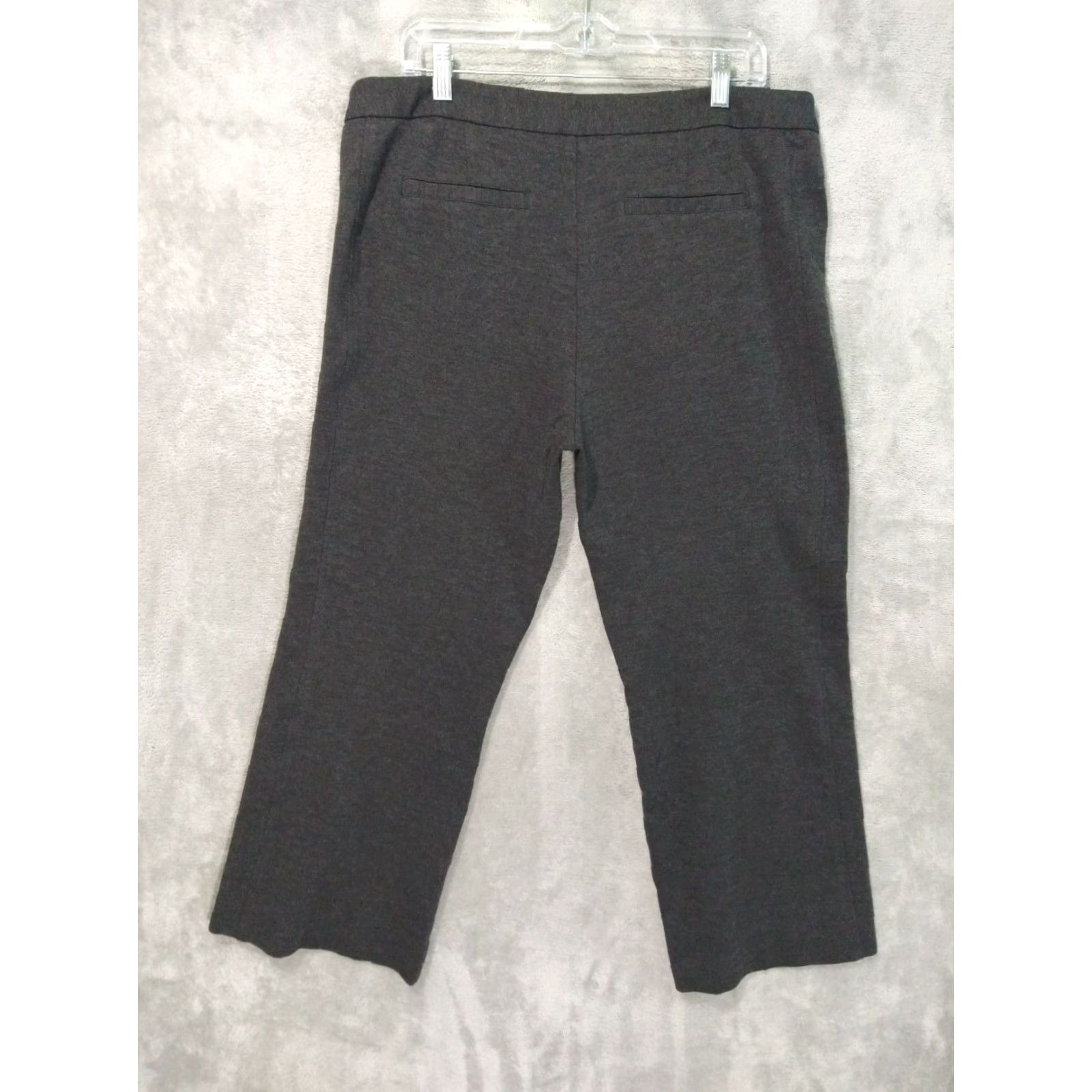 NYDJ NYDJ Pants Women 16 Gray Wide-Leg High Rise Stretch Dress Pants Size 38" / US 16 / IT 52 - 2 Thumbnail