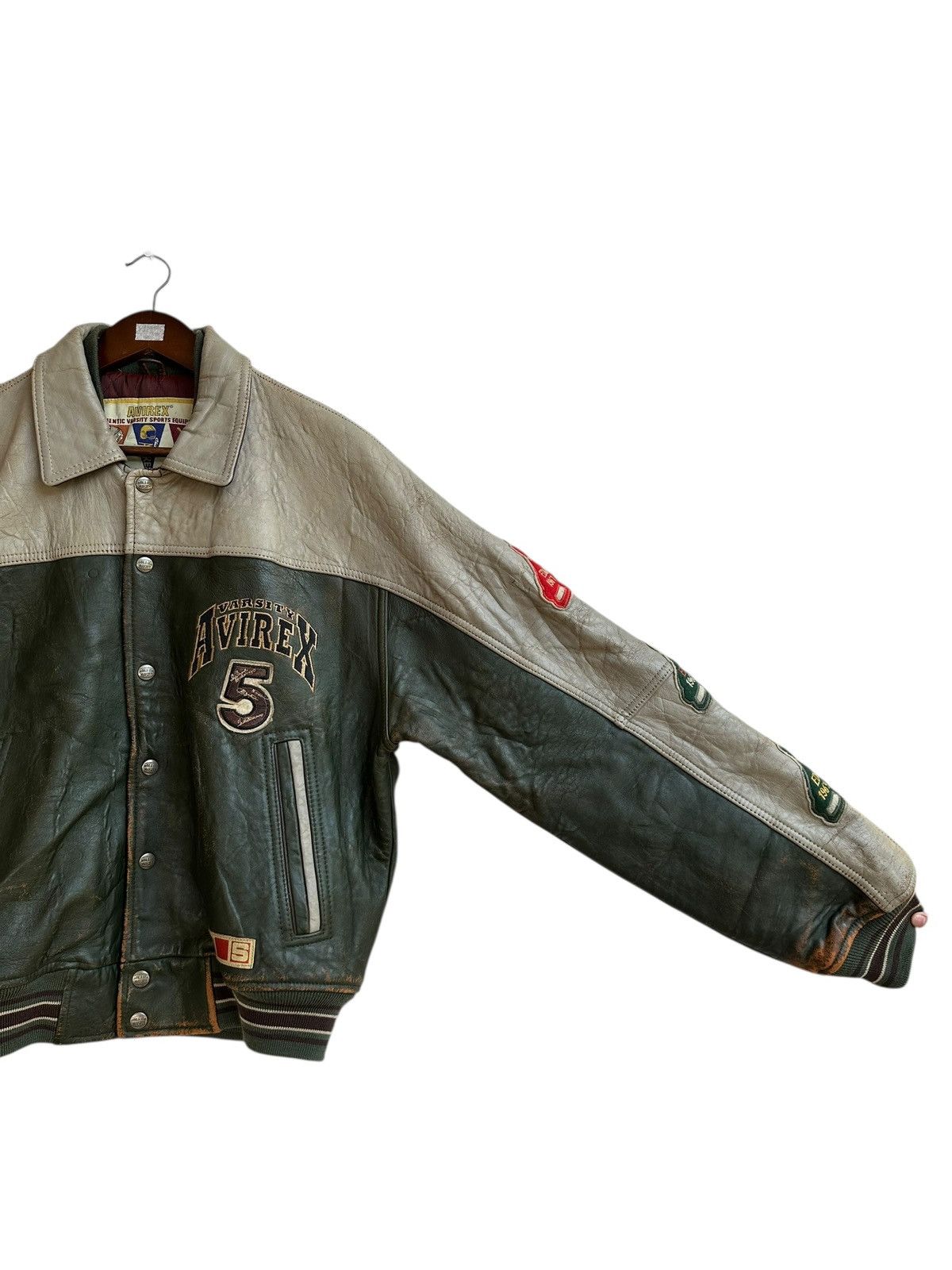 Avirex Vintage Varsity Avirex Leather Jacket Size US S / EU 44-46 / 1 - 10 Thumbnail