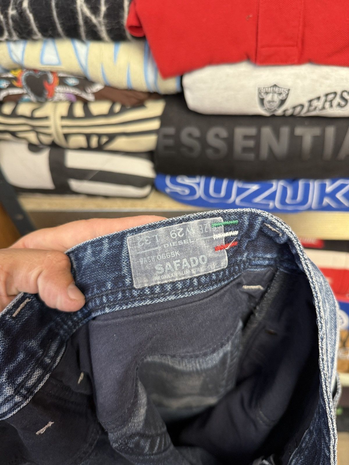 Diesel Y2K Distressed Diesel Avant Garde Jeans Baggy Size US 29 - 12 Thumbnail