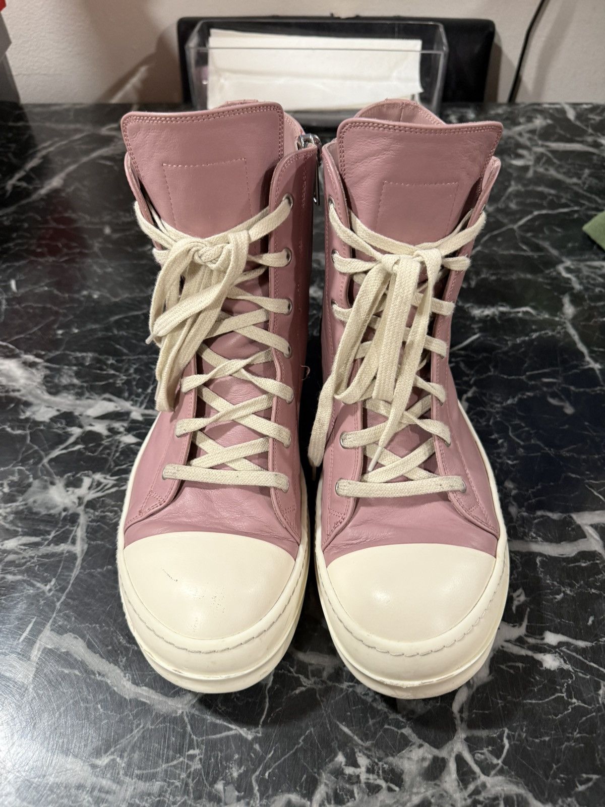 Rick Owens Rick Owens Hi Ramone Size 43 EU / 10 US Size US 10 / EU 43 - 3 Thumbnail