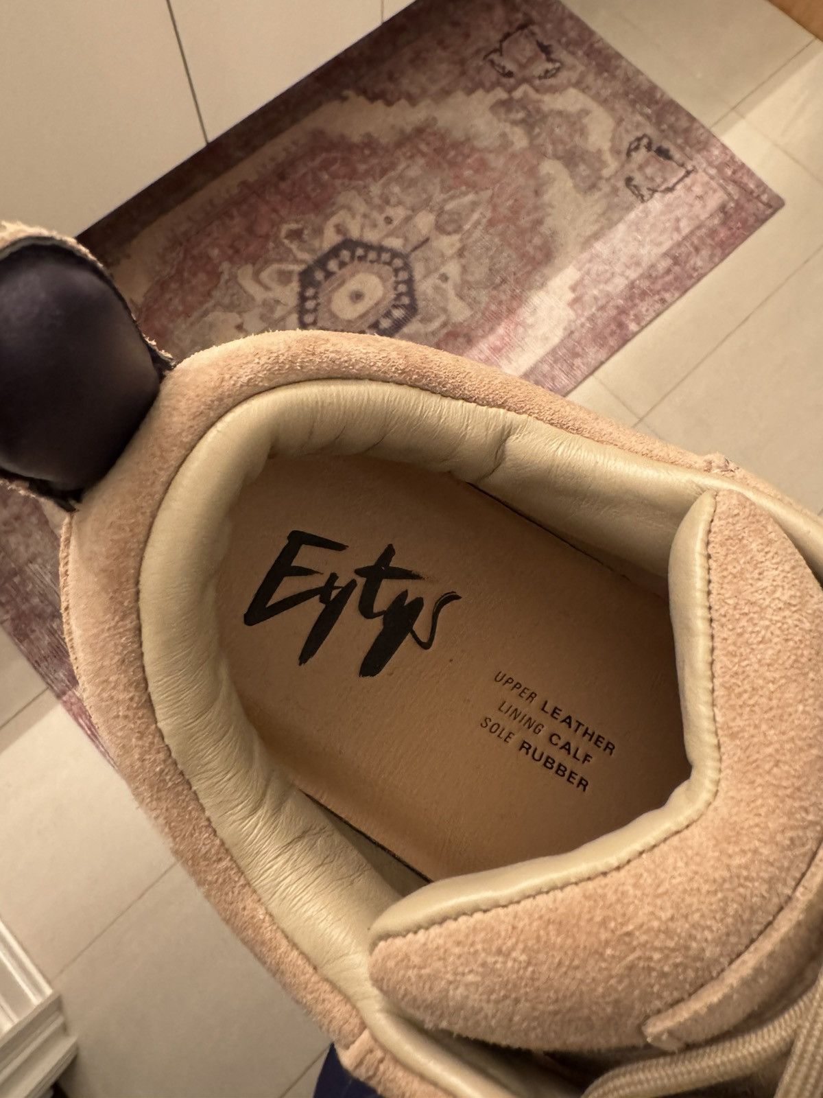 Eytys Eytys Angel Platform Sneaker "Dune" Suede (W9, M7.5) Size US 9 / IT 39 - 9 Thumbnail