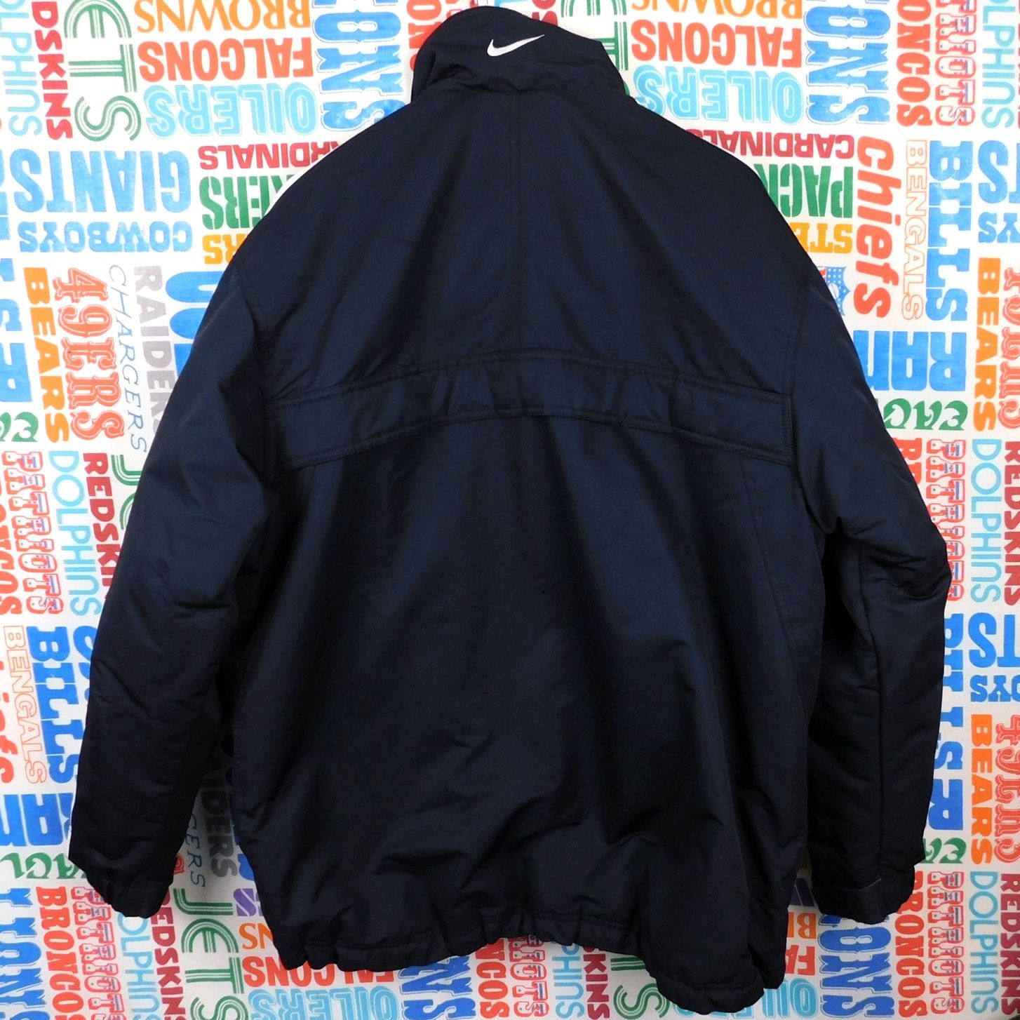 Nike Nike Fleece Lined Jacket Size L Gray Tag Black White Swoosh Size US L / EU 52-54 / 3 - 2 Thumbnail