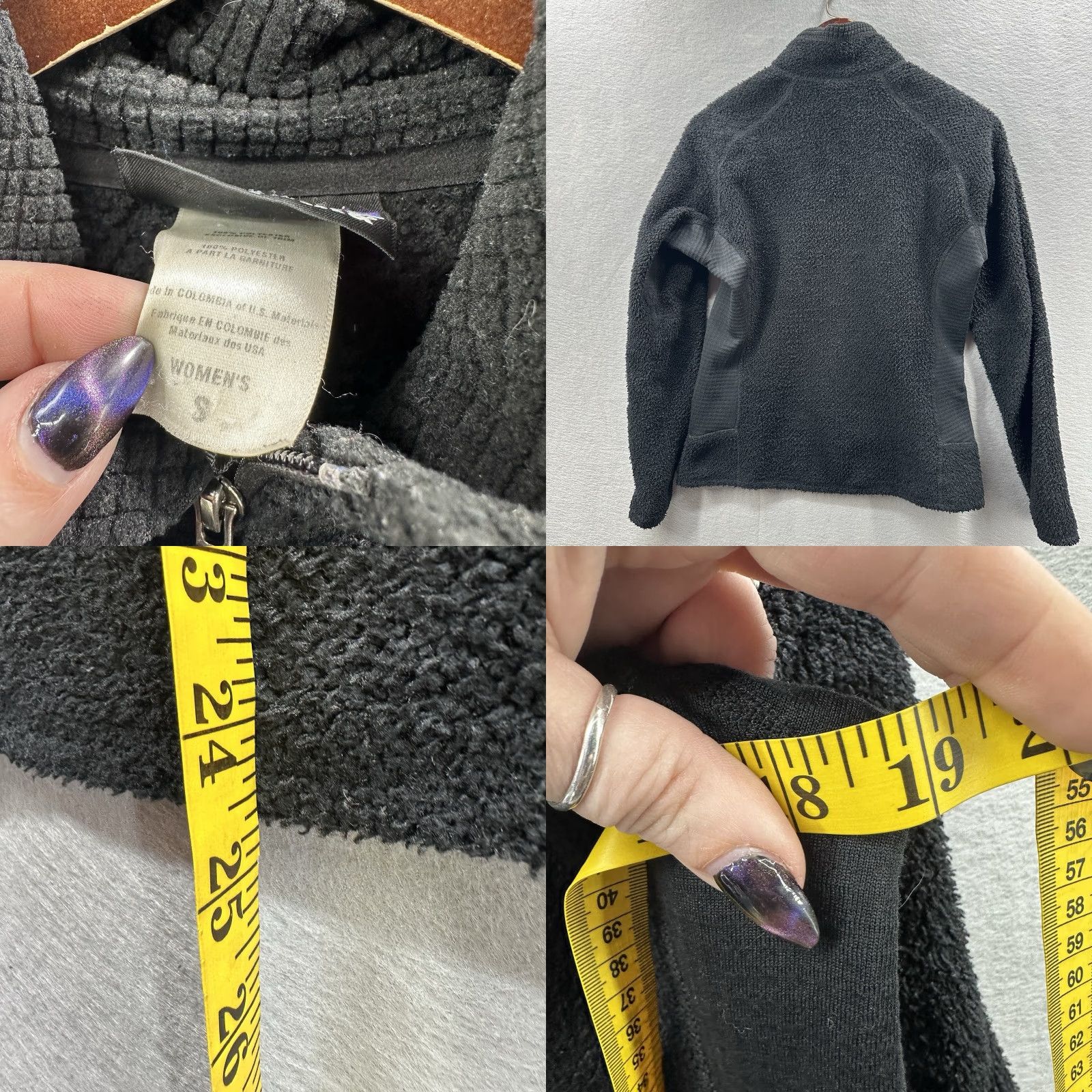 Patagonia Patagonia Jacket Womens S Black Fleece Full Zip R2 Regulator Classic Hipster Outdoor Vintage No Size S / US 4 / IT 40 - 8 Thumbnail