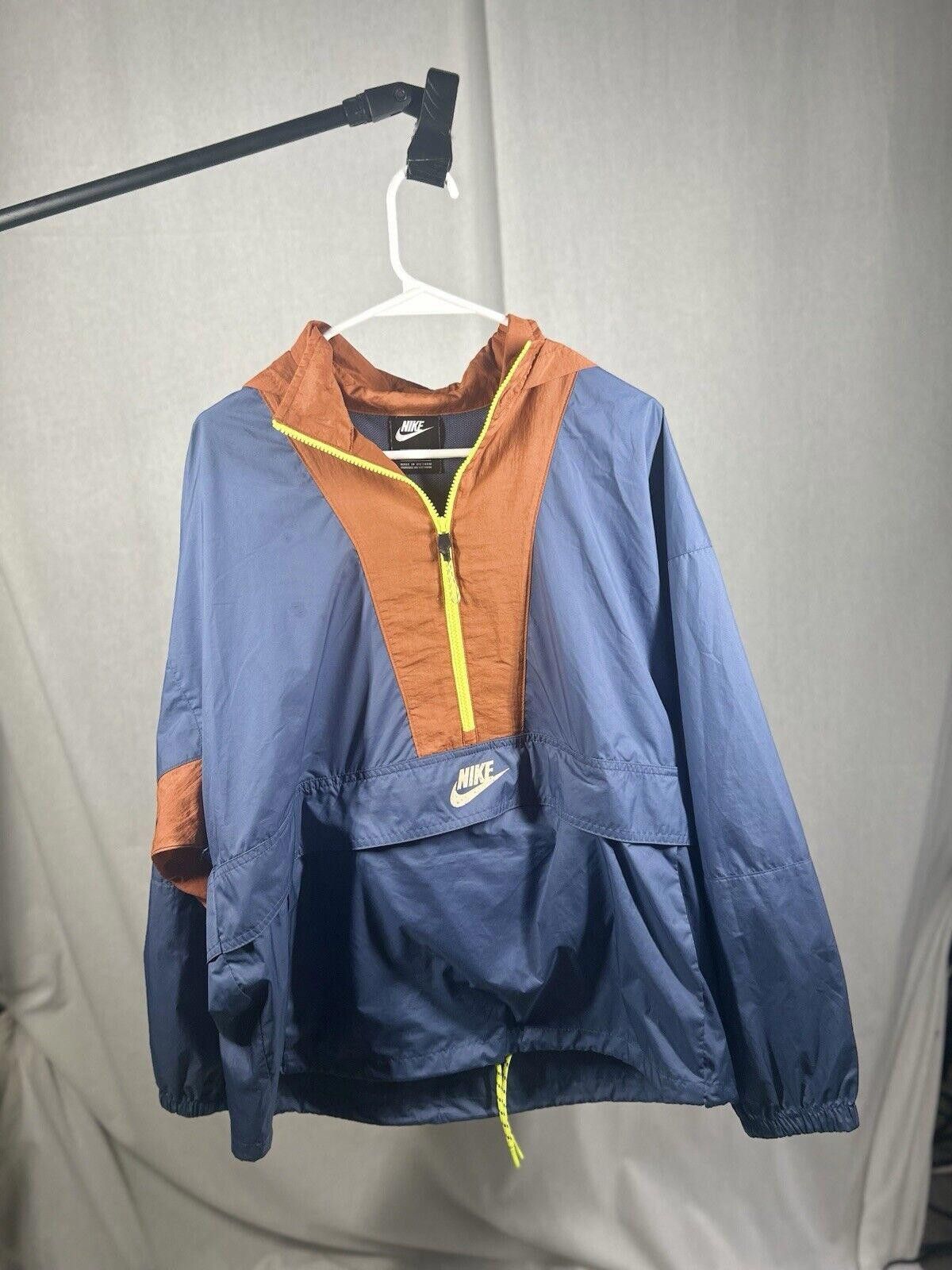 Nike Nike Kangaroo Pouch Pullover Windbreaker Jacket Size US L / EU 52-54 / 3 - 1 Thumbnail