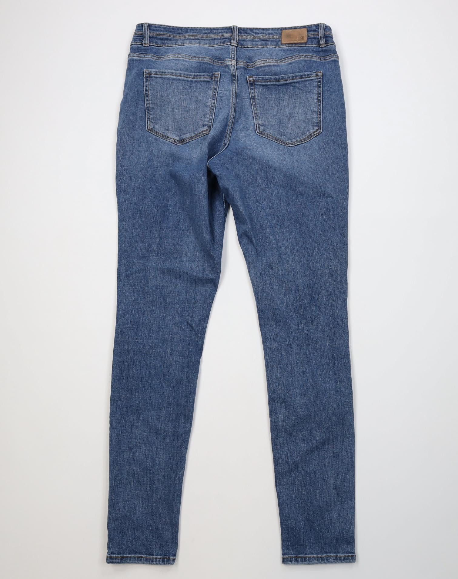 Vintage Buckle BKE Victoria Universal Fit Mid Rise Skinny Jeans Size 33" - 9 Thumbnail