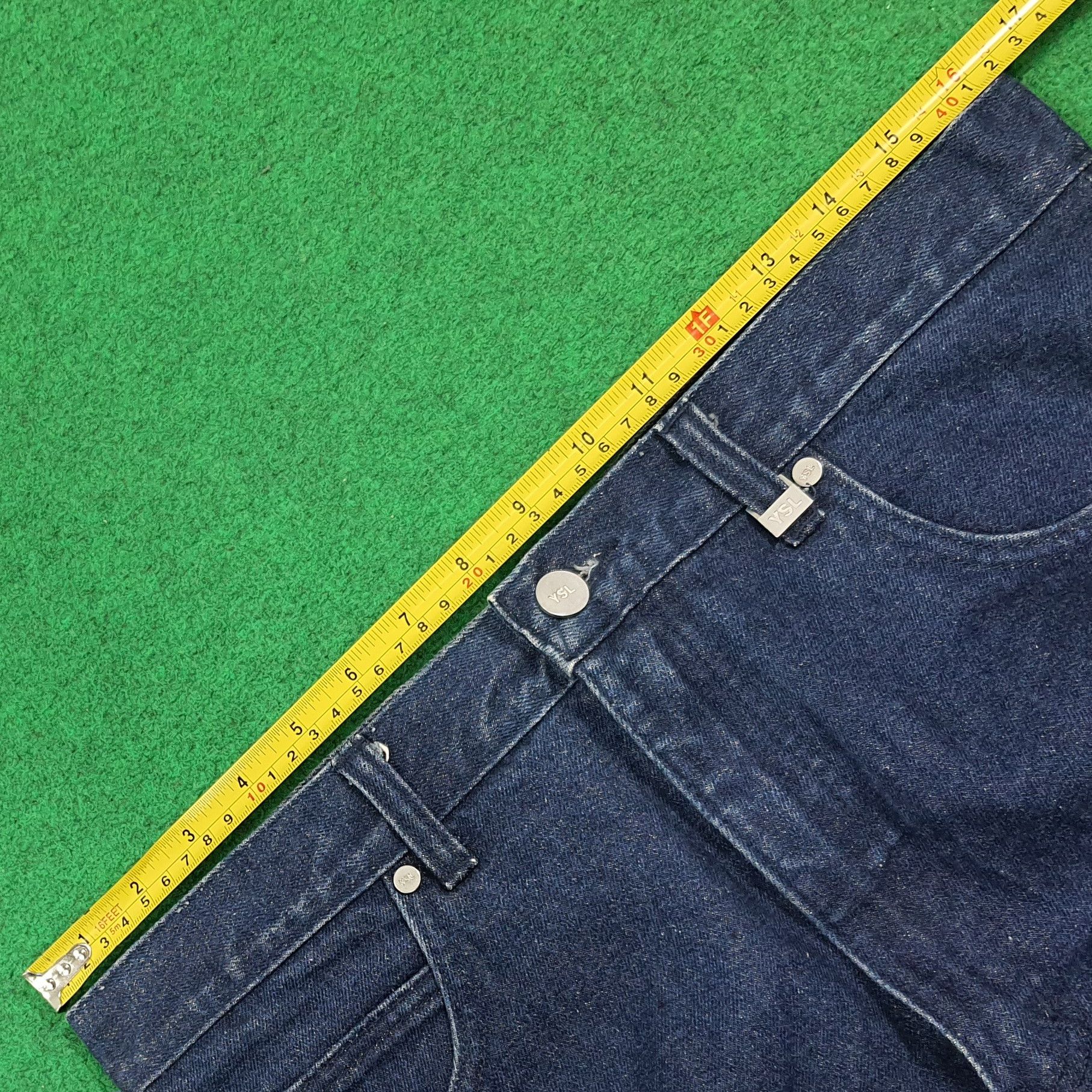 Yves Saint Laurent Vintage Saint Laurent Jeans YSL Designer Jeans C280N33 Size US 32 / EU 48 - 13 Thumbnail