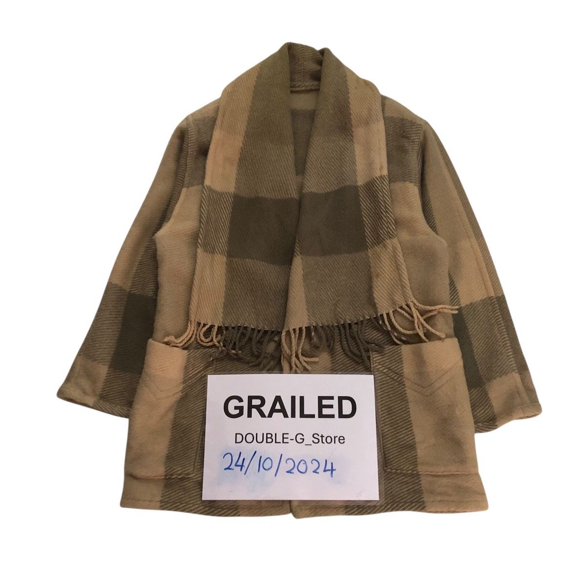 Vintage 📌Vintage Wool Jacket Scarf Tidstrand Made in Switzerland Size US S / EU 44-46 / 1 - 1 Thumbnail