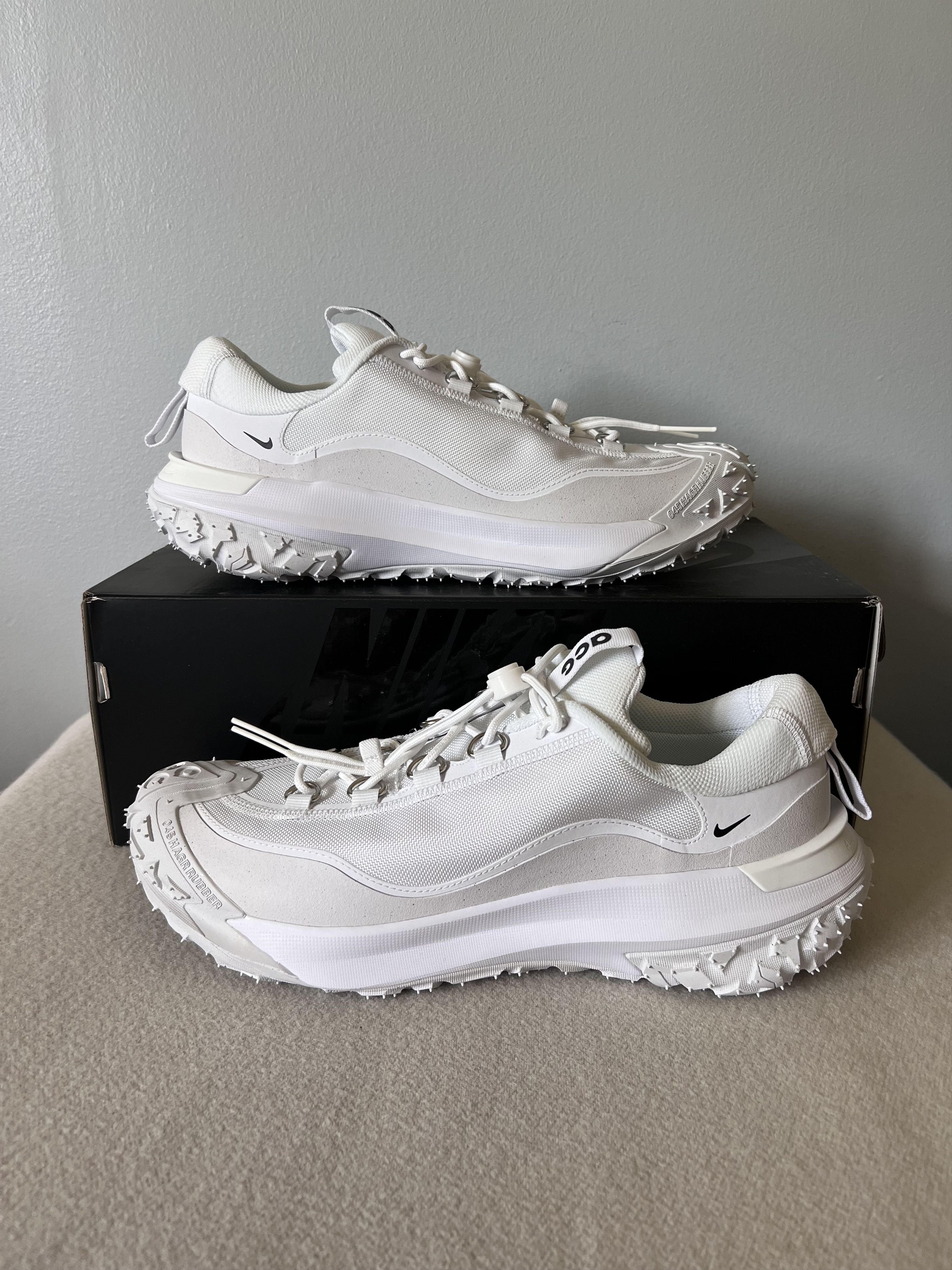 Comme des Garcons × Nike ACG Comme des Garcons Nike ACG Mountain Fly 2 in White Size US 12 / EU 45 - 2 Thumbnail