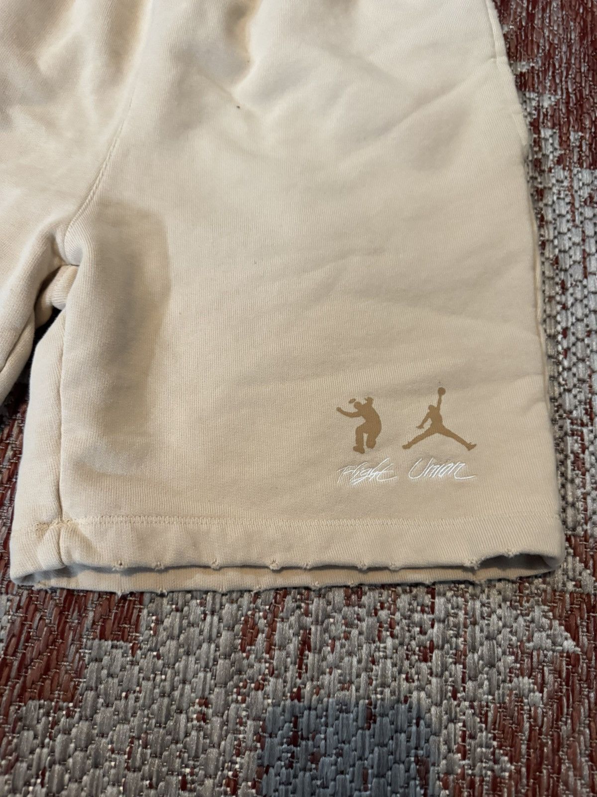 Union LA Union X Jordan Shorts Cream Rare Size Large Size US 34 / EU 50 - 2 Thumbnail