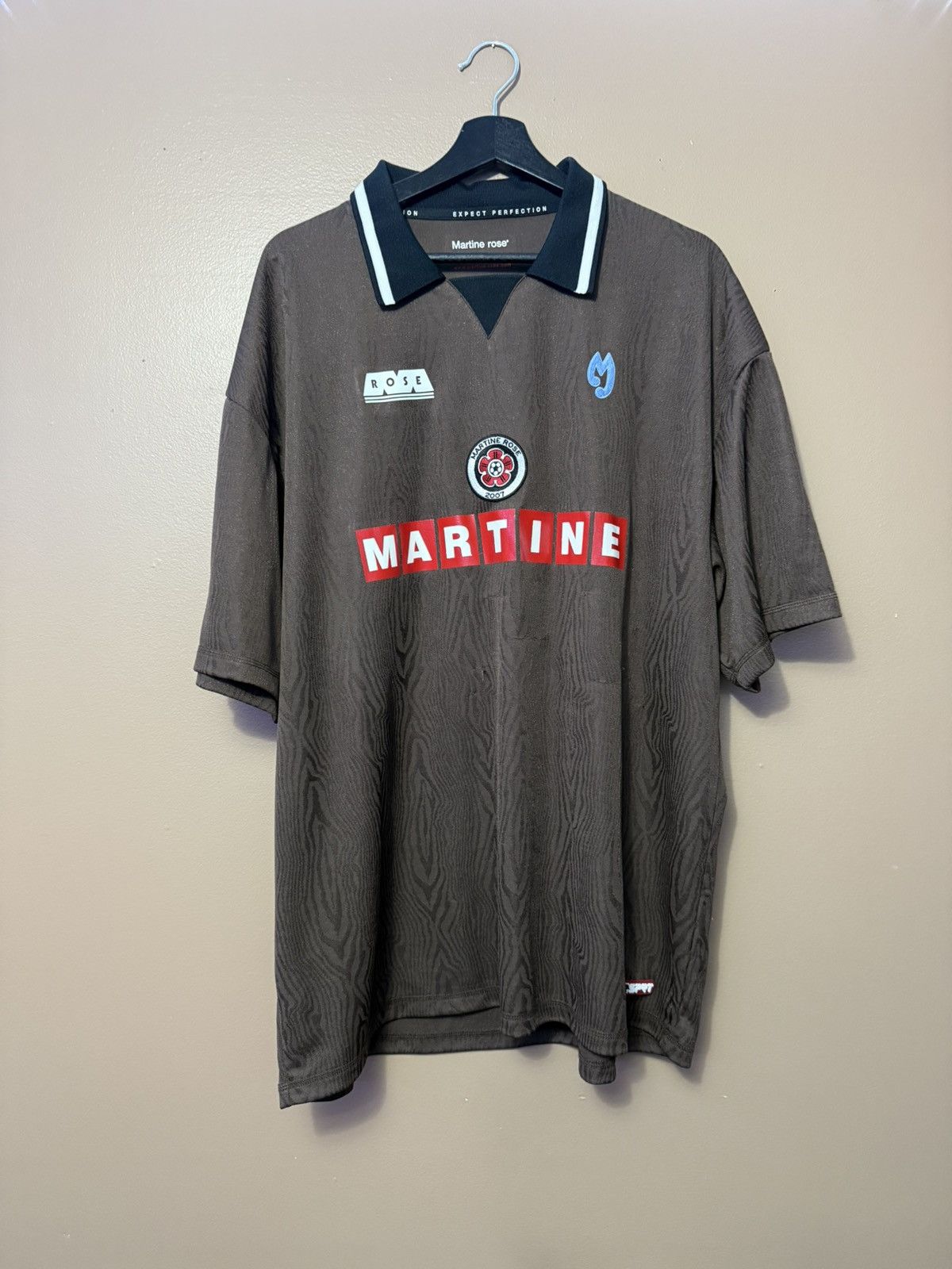 Martine Rose Martine Rose Brown Football Polo Size M Size US M / EU 48-50 / 2 - 1 Thumbnail
