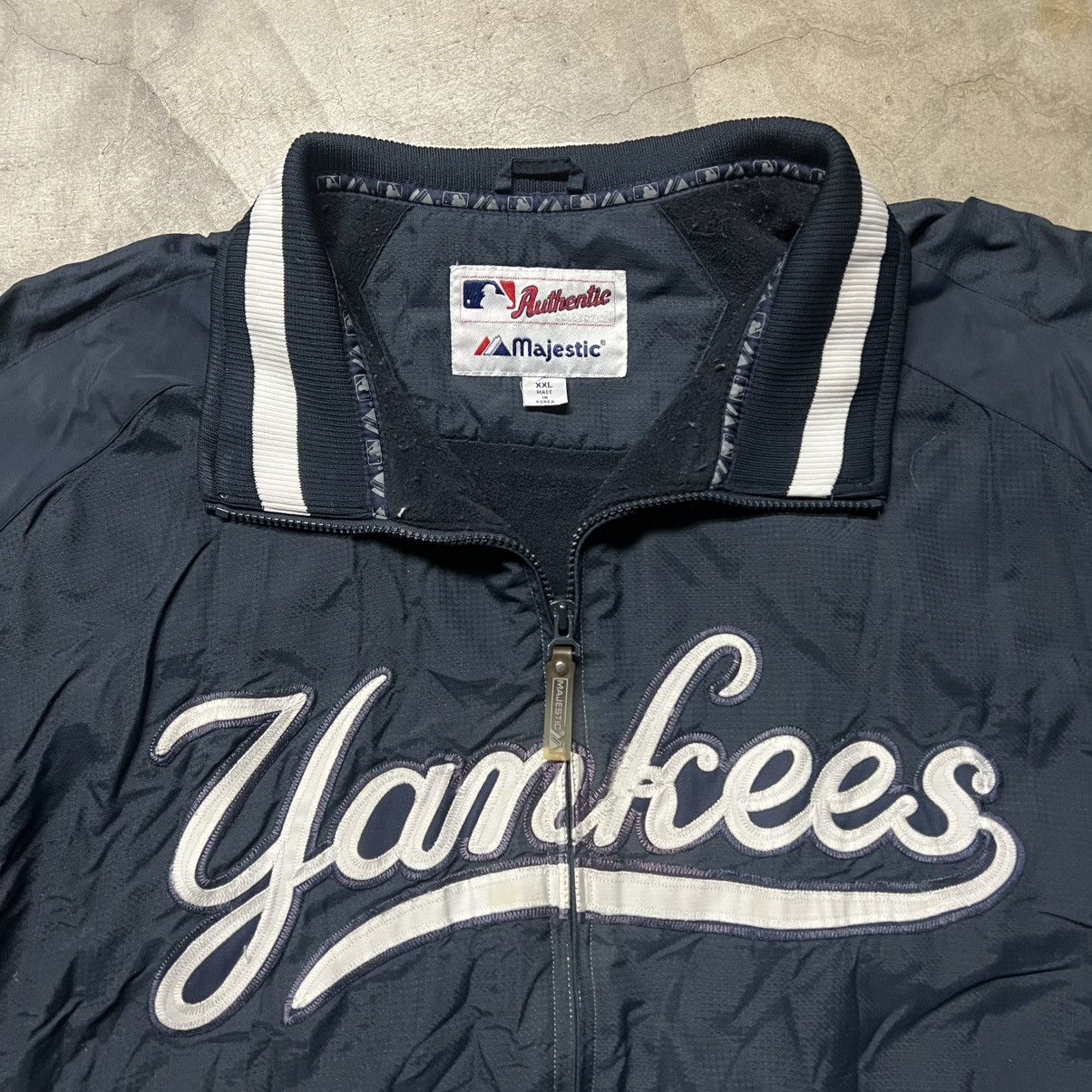 MLB × Majestic × New York Yankees Vintage MLB New York Yankees Majestic Jacket Size US XXL / EU 58 / 5 - 1 Thumbnail