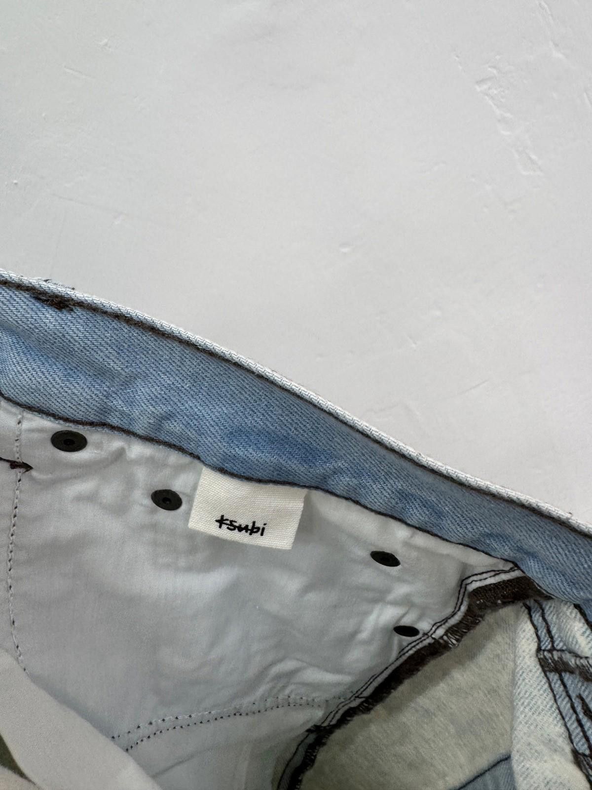 new Ksubi mens denim jeans anti k white blue iceberg 32