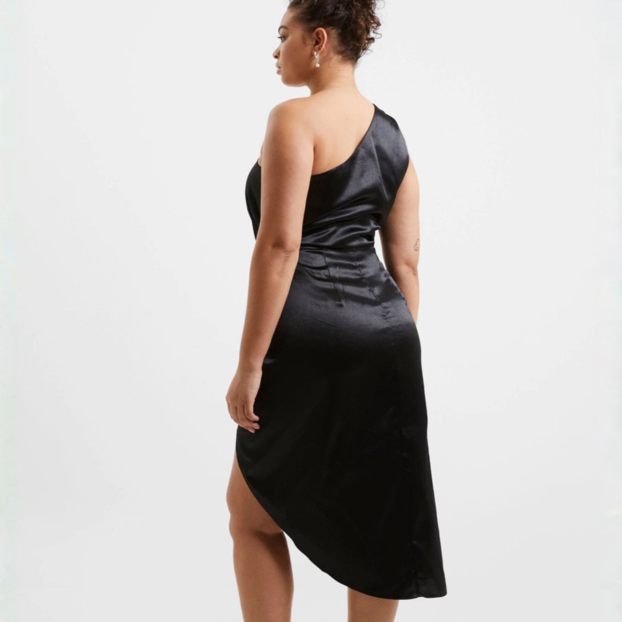 French Connection French Connection Women's Adaline Satin Midi Cocktail and Pa Size M / US 6-8 / IT 42-44 - 4 Thumbnail