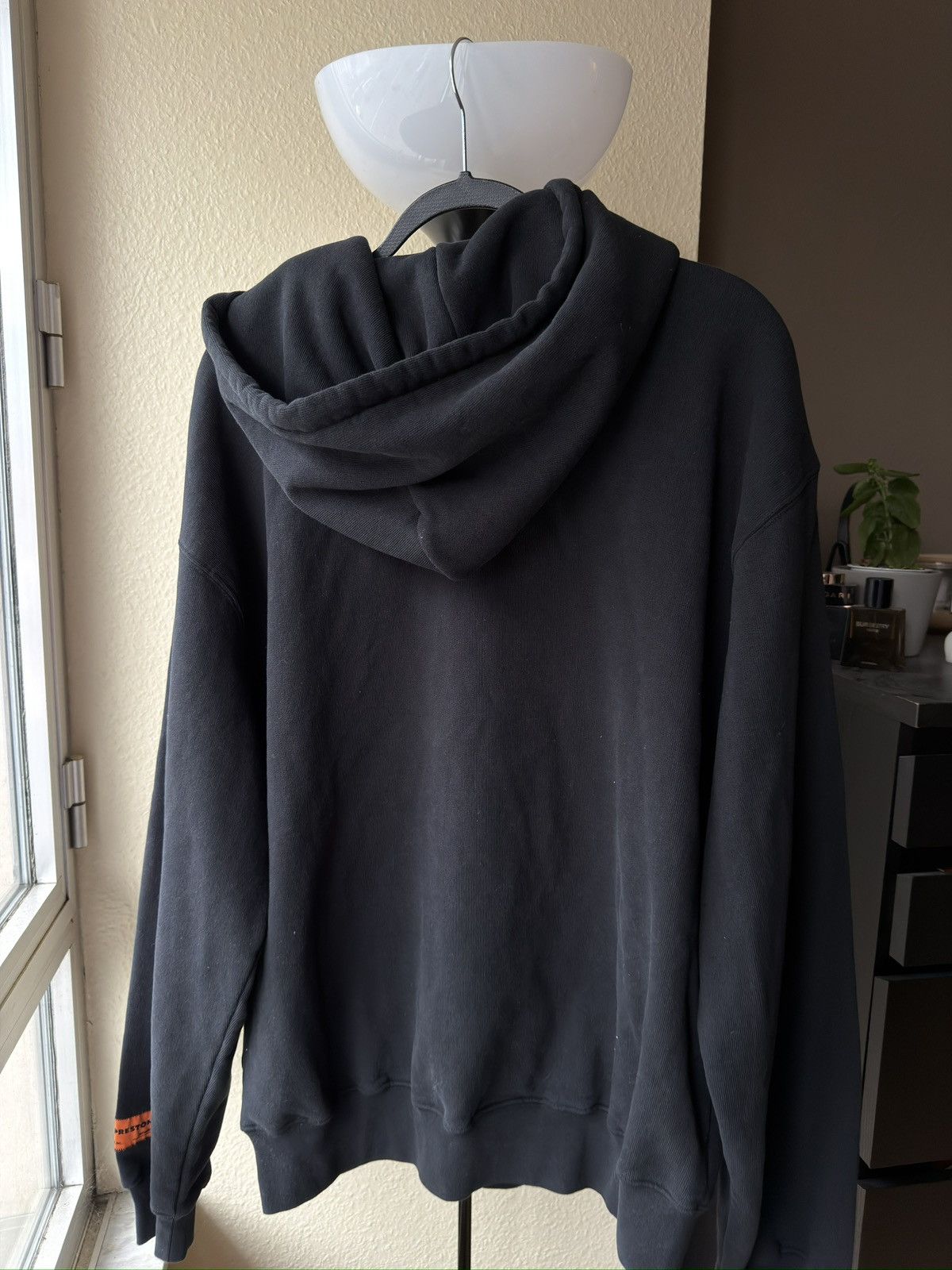 Heron Preston Heron Preston crane big logo new black hoodie Size US XL / EU 56 / 4 - 9 Thumbnail