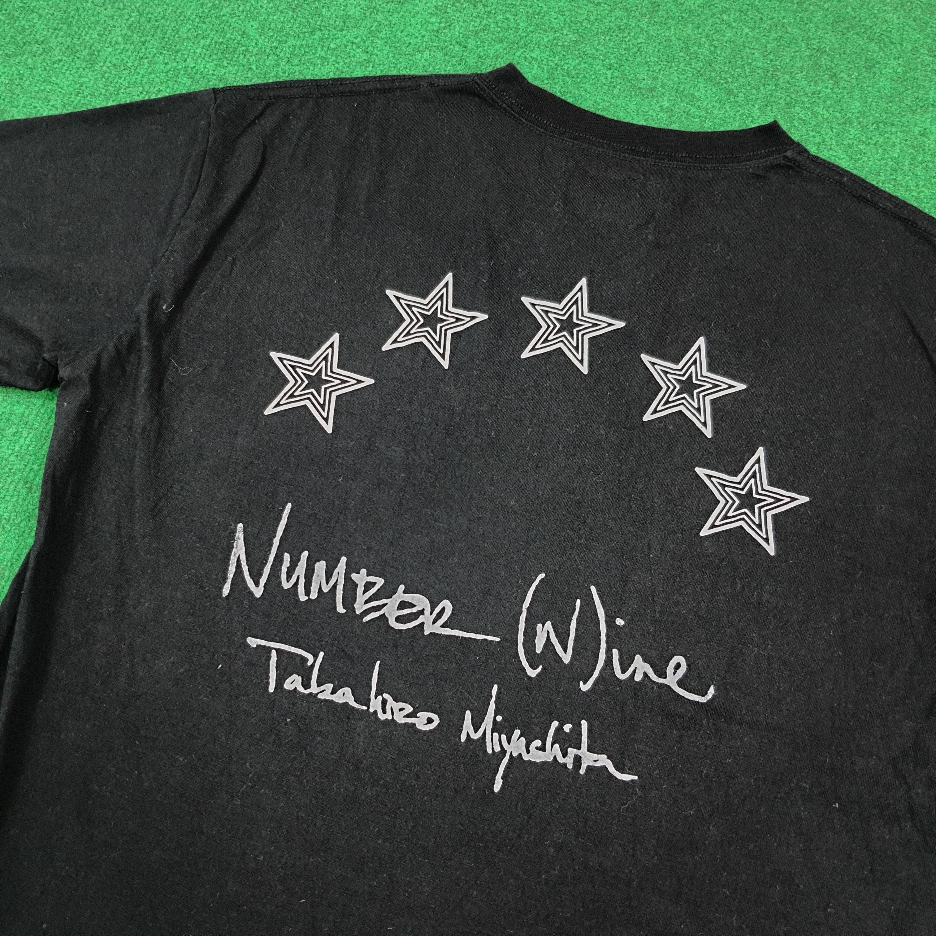 Number (N)ine Vintage Number Nine Five Star Japan Tshirt C301N39 Size US M / EU 48-50 / 2 - 2 Thumbnail