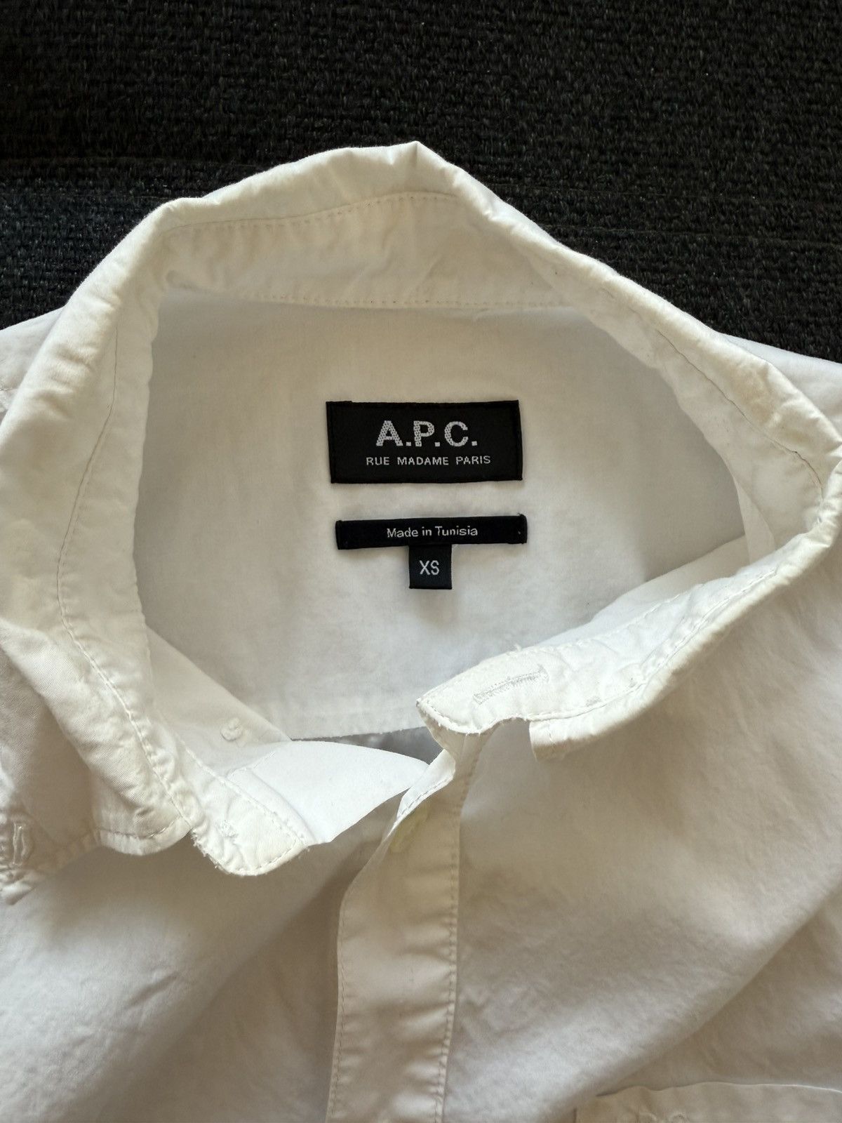 A.P.C. APC Edouard Shirt XS White Size US XS / EU 42 / 0 - 2 Thumbnail