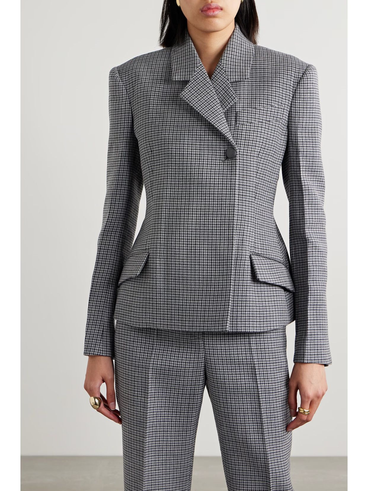 Salvatore Ferragamo o1s1rm1224 Blazer in Grey Size M / US 6-8 / IT 42-44 - 3 Thumbnail