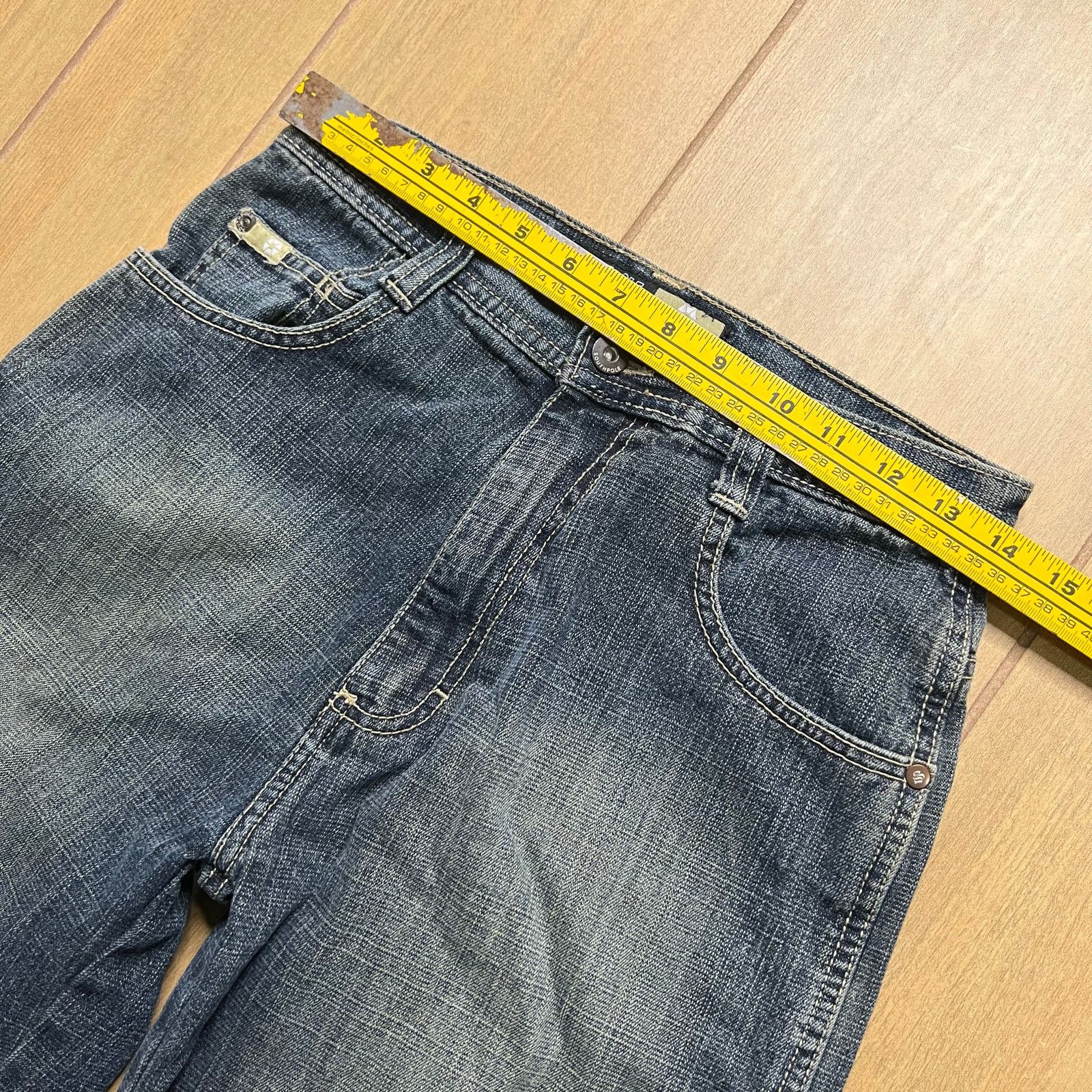 Southpole Vintage SouthPole Y2K Denim Jean Shorts waist Sz 27 Youth 14 Size US 27 - 6 Thumbnail