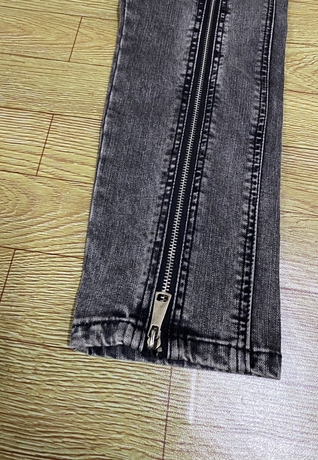 If Six Was Nine Very Rare Vintage Japanese Brand Endevice Zipper Jeans 2000s Size US 28 / EU 44 - 5 Thumbnail