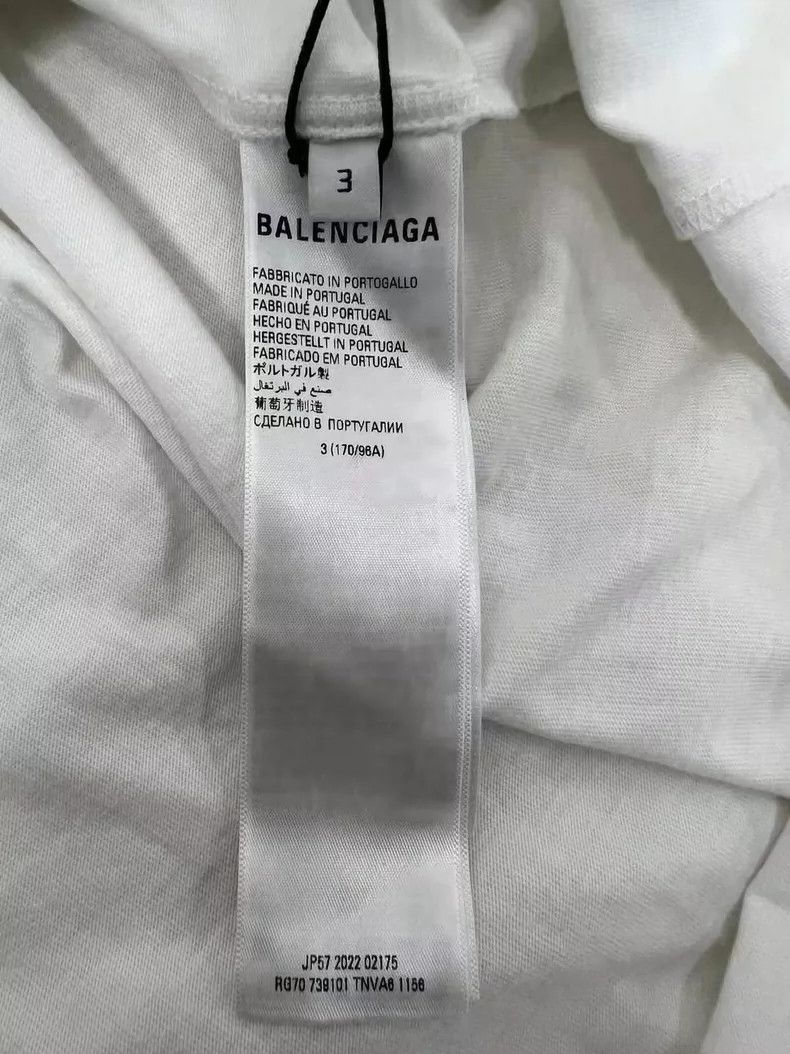 Balenciaga Balenciaga Trefoil Collab Short Sleeve Size US L / EU 52-54 / 3 - 6 Thumbnail
