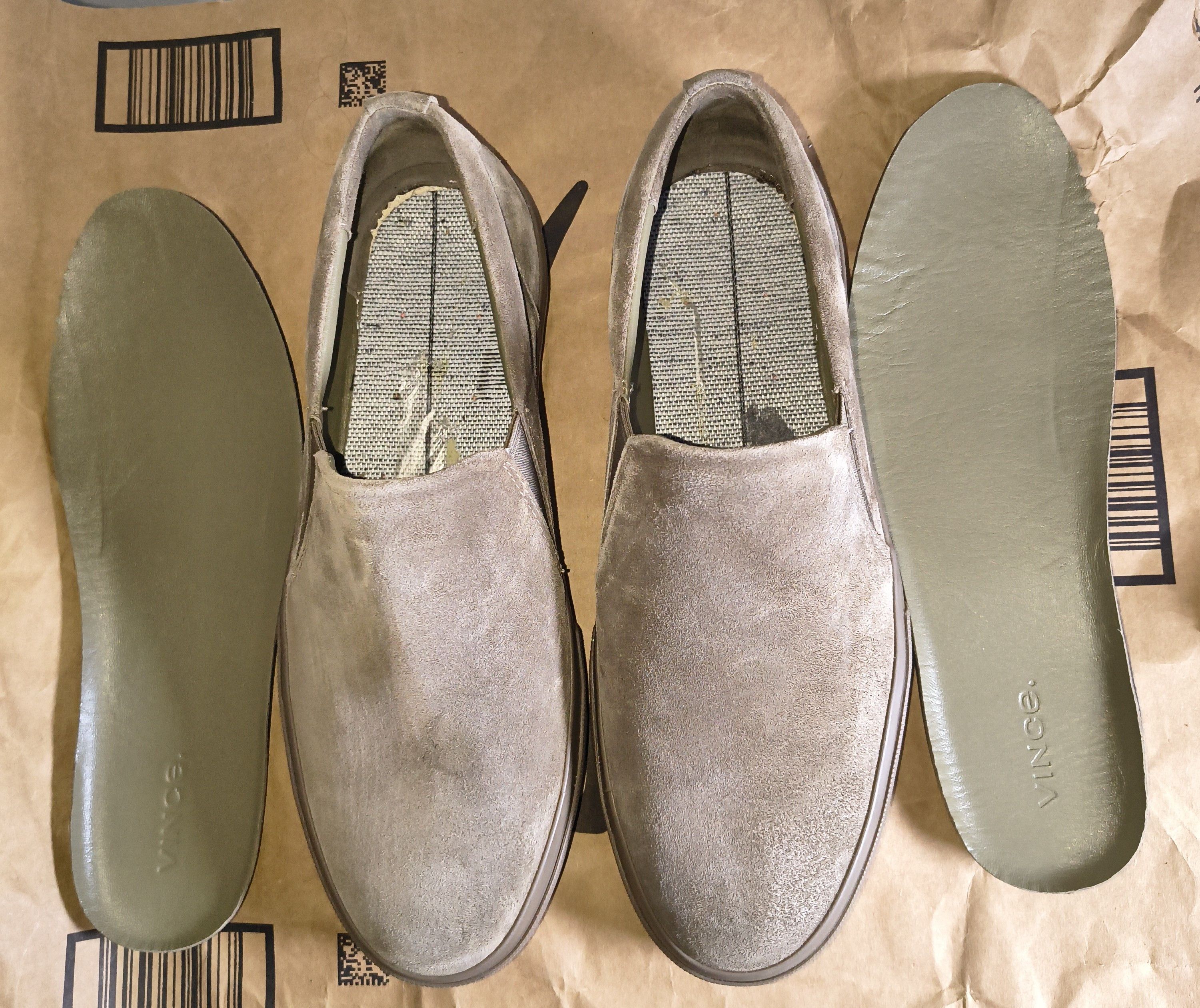 Vince Vince Fletcher Suede Slip-On Shoes Mens Sz 9US Brown Casual Size US 9 / EU 42 - 1 Thumbnail