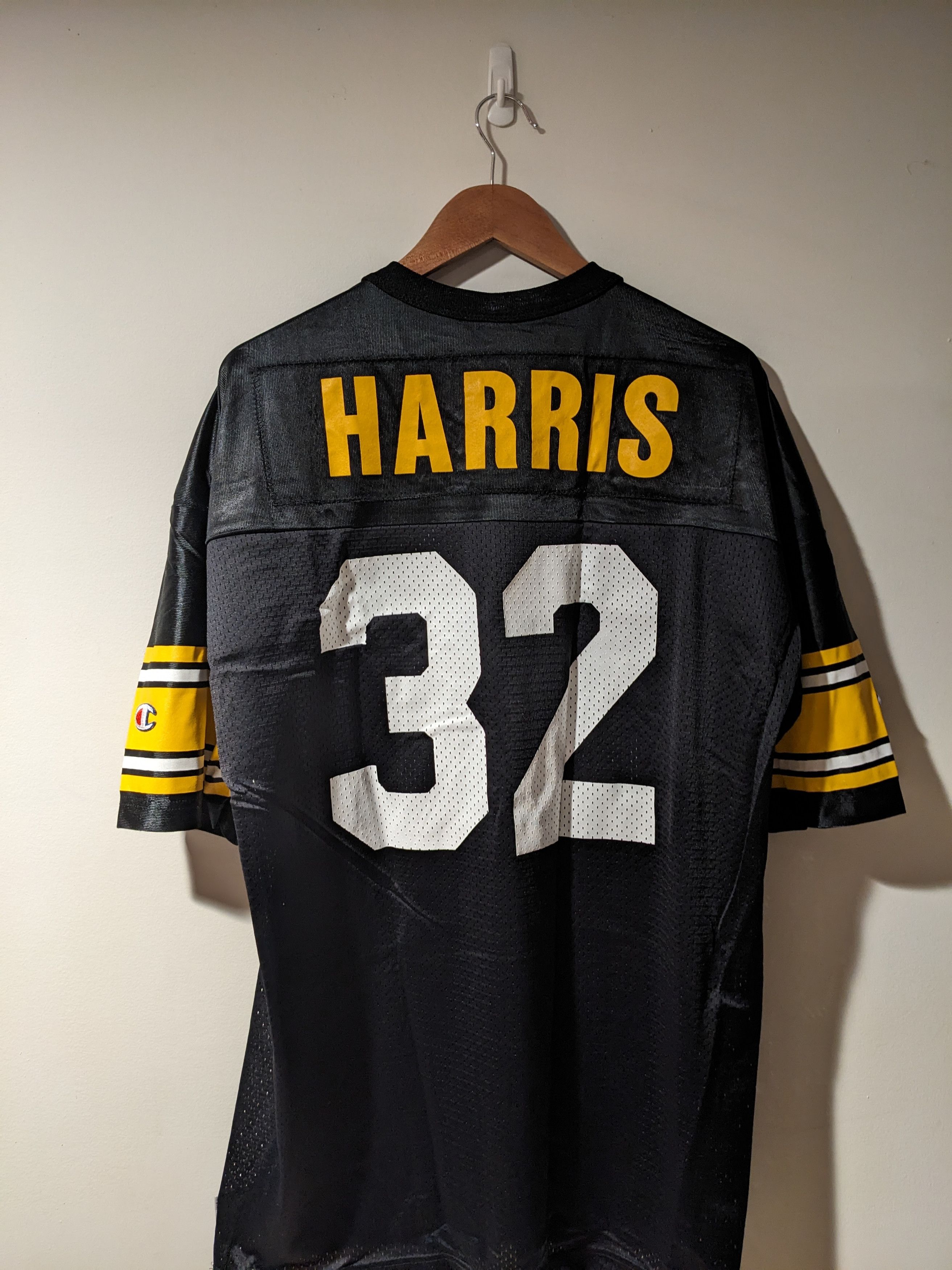 Champion × Vintage Vintage 90s Pittsburgh Steelers NFL Football Harris Jersey Size US L / EU 52-54 / 3 - 1 Thumbnail