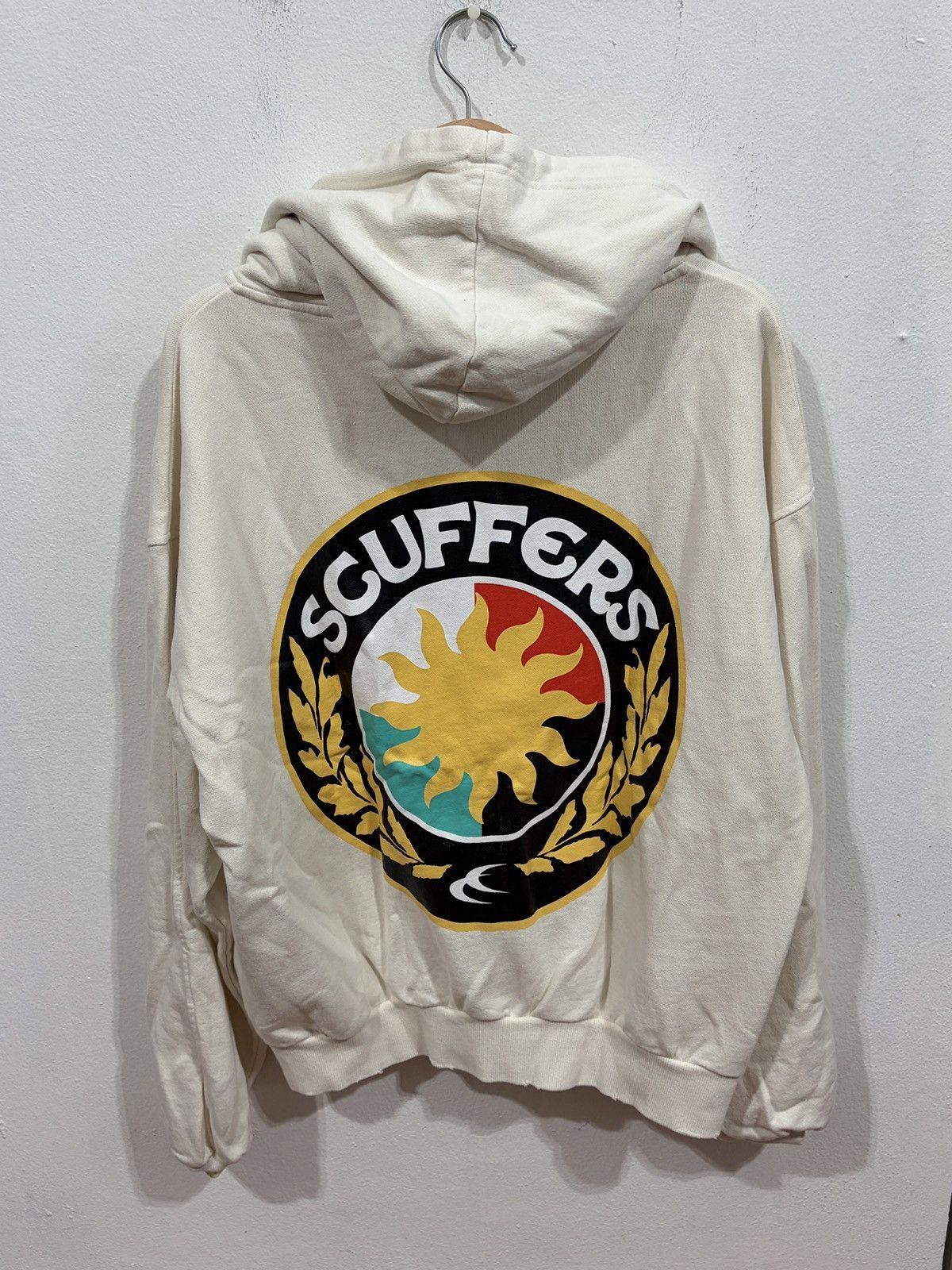 Other Scuffers Champ Ecru Zipped Hoodie Size US L / EU 52-54 / 3 - 6 Thumbnail