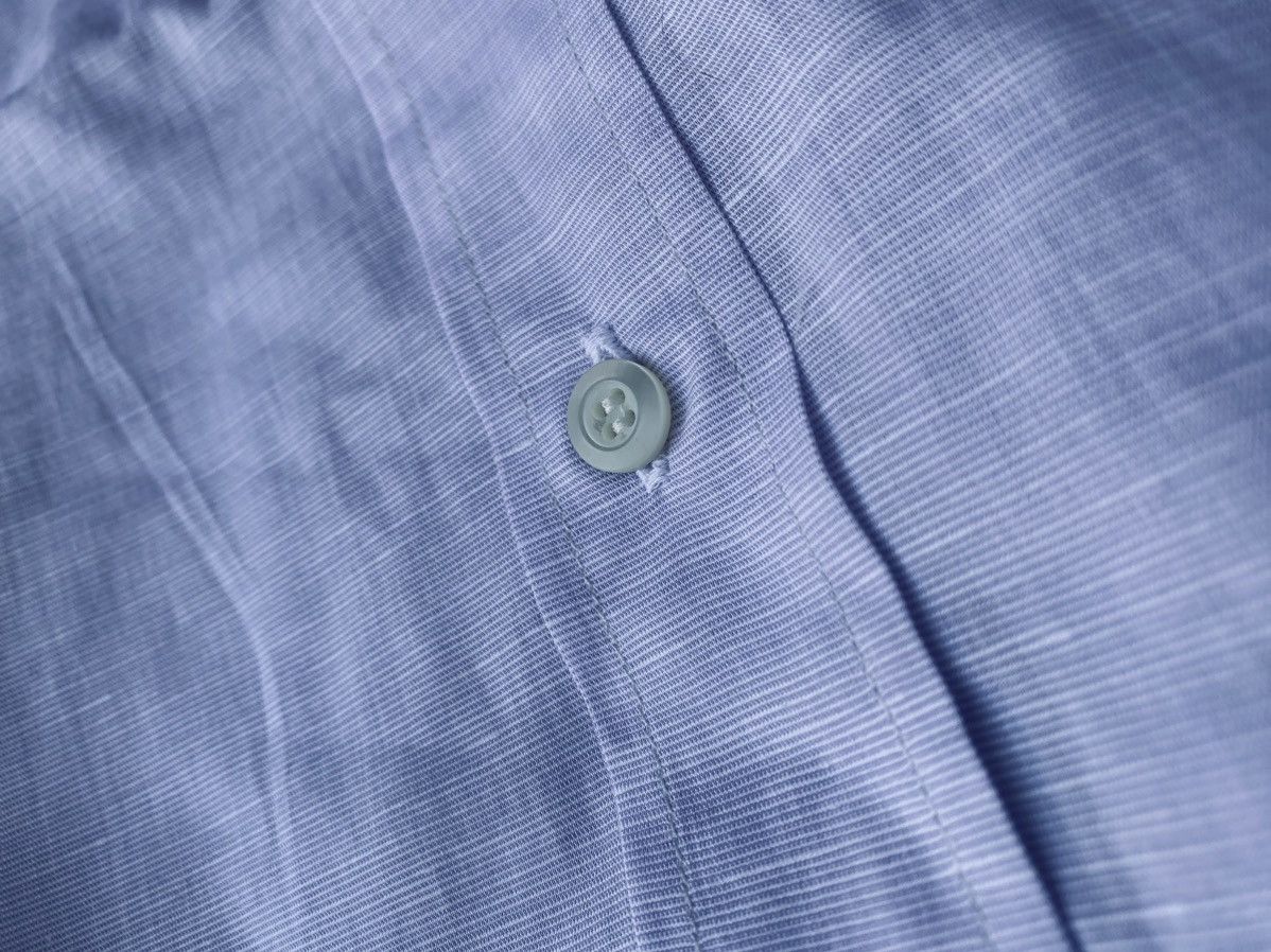 Brunello Cucinelli Brunello Cucinelli 🇮🇹 Light Blue Linen/Cotton shirt XL NWT Size US XL / EU 56 / 4 - 6 Thumbnail