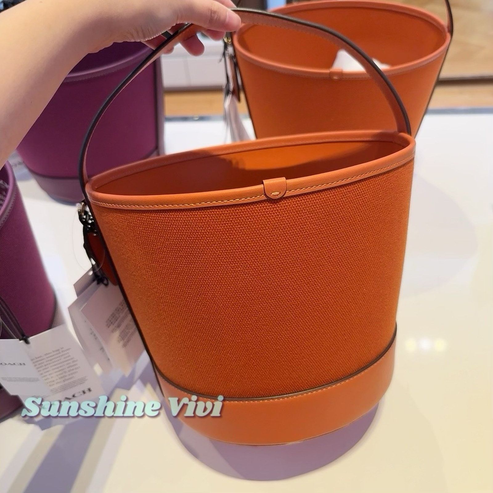 Coach NWT Coach Trick Or Treat Bucket CCE05 Halloween Pumpkin 2025 Size ONE SIZE - 6 Thumbnail