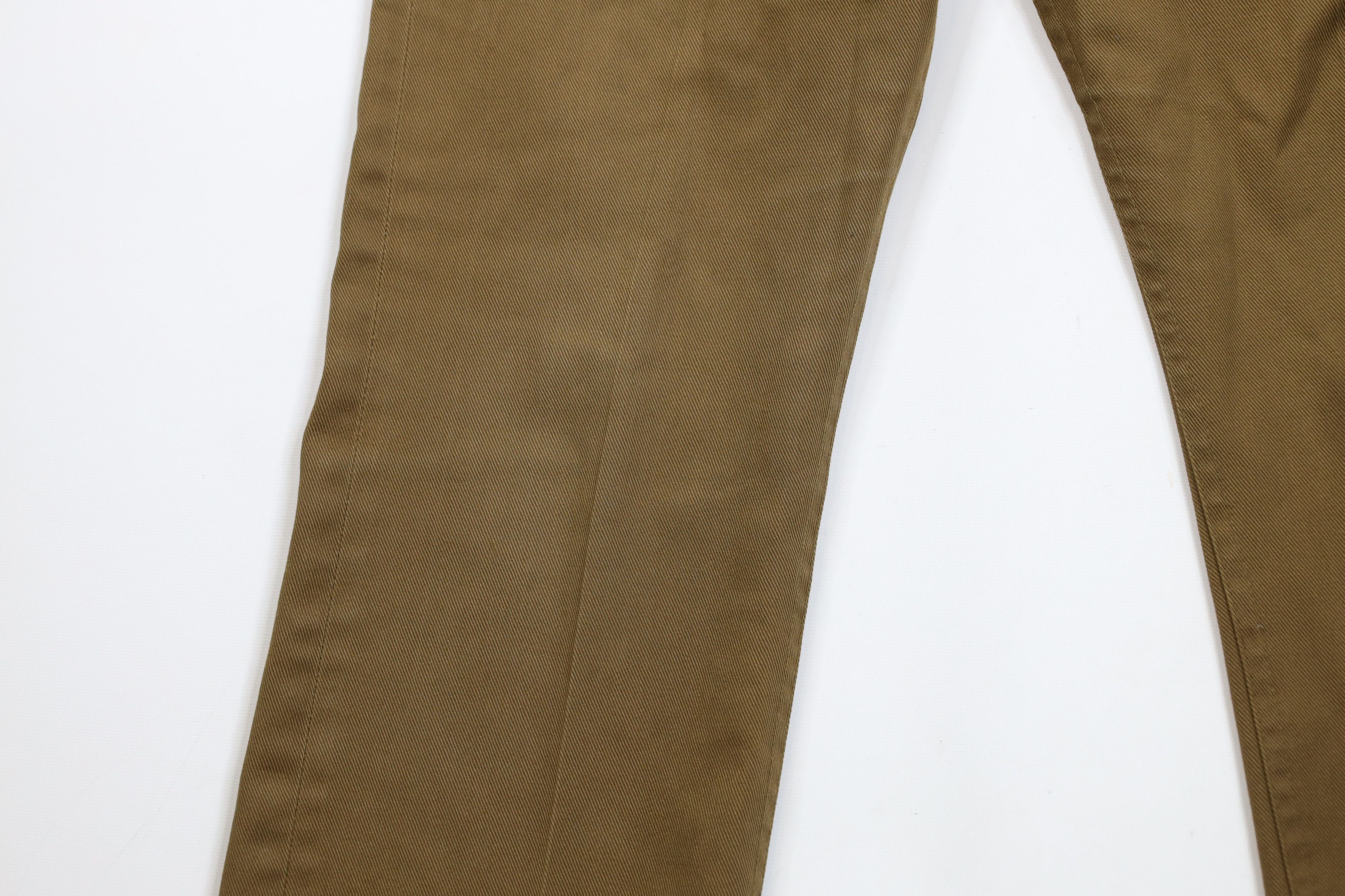 Lee × Vintage Vintage 70s Lee Faded Flared Wide Leg Denim Jeans Brown USA Size US 34 / EU 50 - 6 Thumbnail