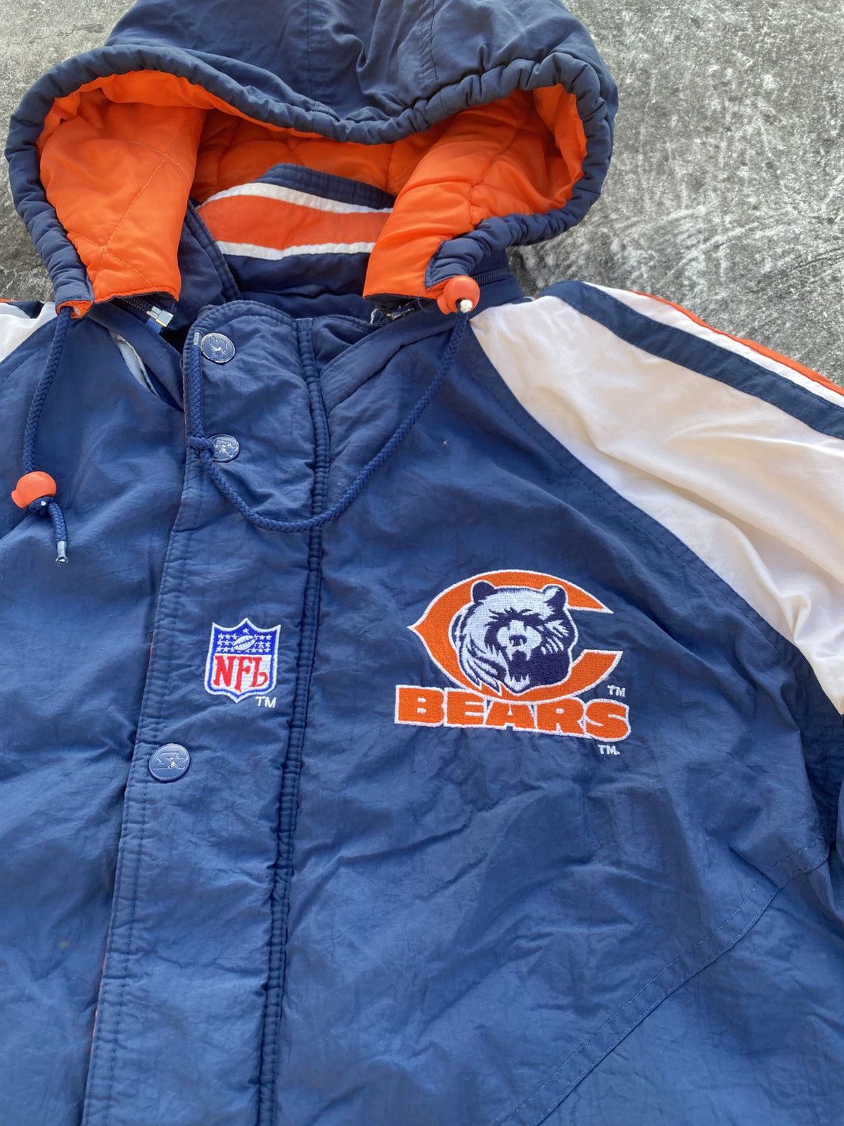 Starter Vintage jacket Chicago Bears NFL Size US L / EU 52-54 / 3 - 3 Thumbnail