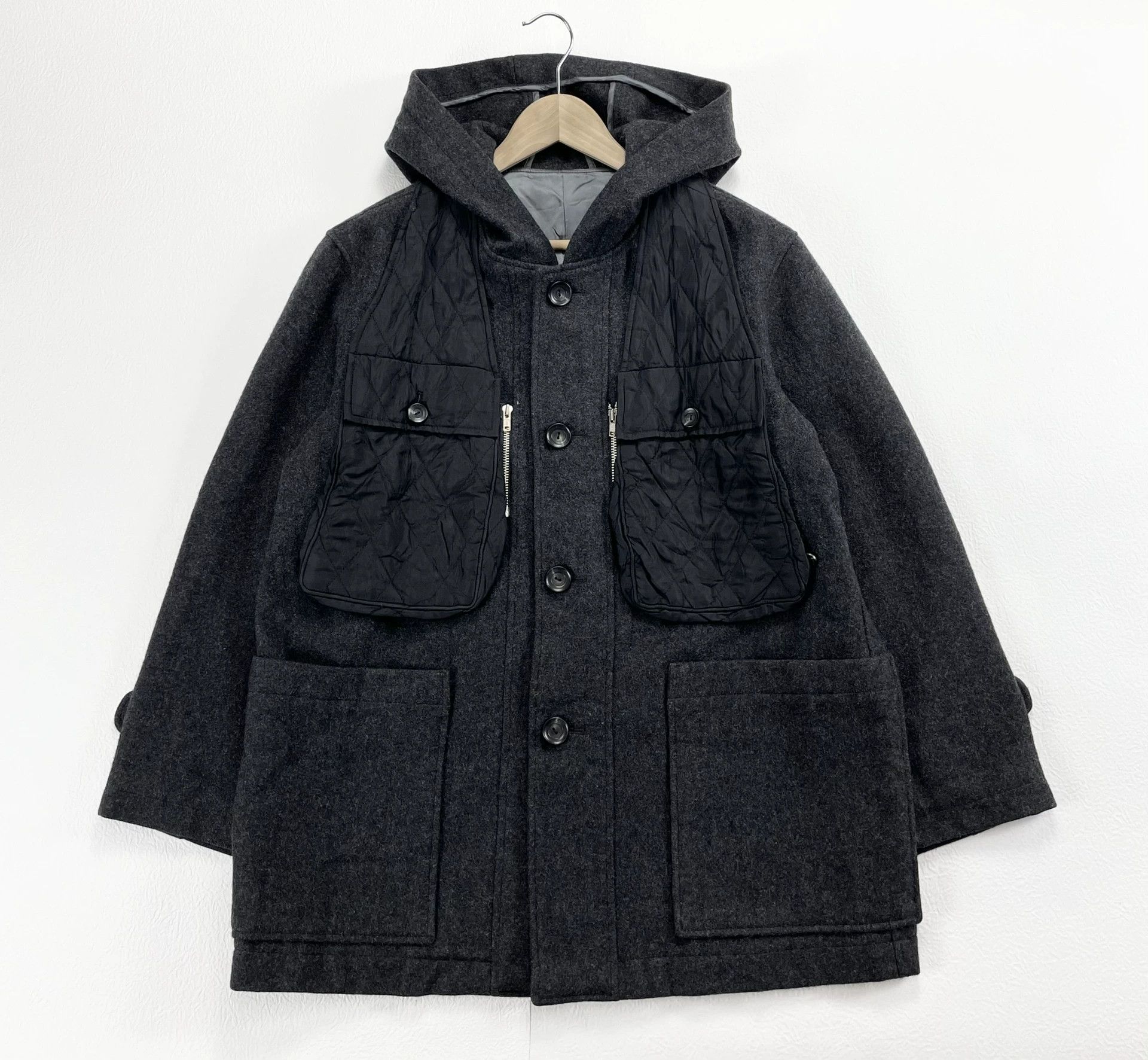 Issey Miyake issey sport I.S 90s tactical wool jacket Size US M / EU 48-50 / 2 - 1 Thumbnail
