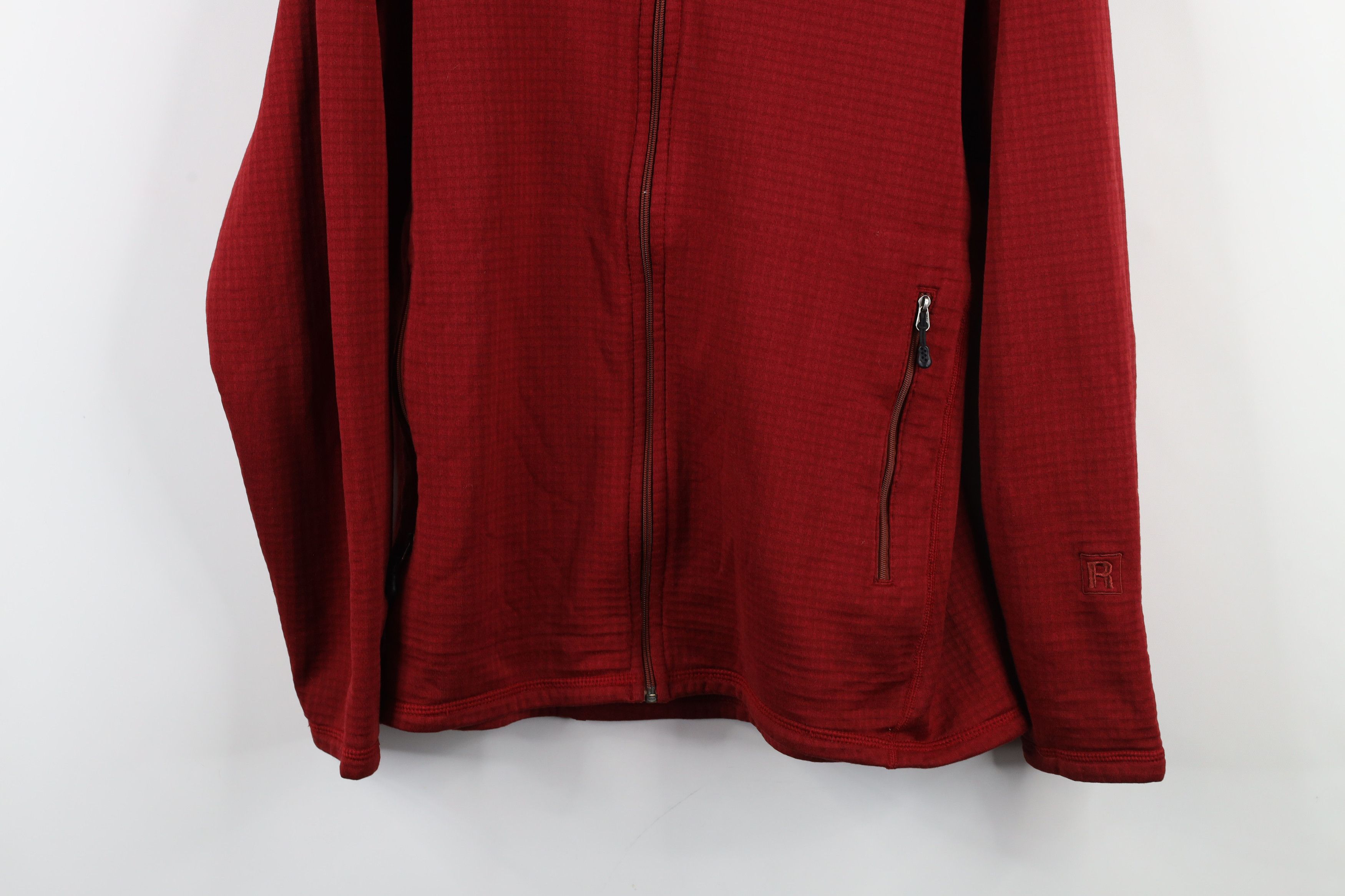 Patagonia × Vintage Vintage Y2K Patagonia R1 Polartec Fleece Full Zip Jacket Red Size XL / US 12-14 / IT 48-50 - 3 Thumbnail