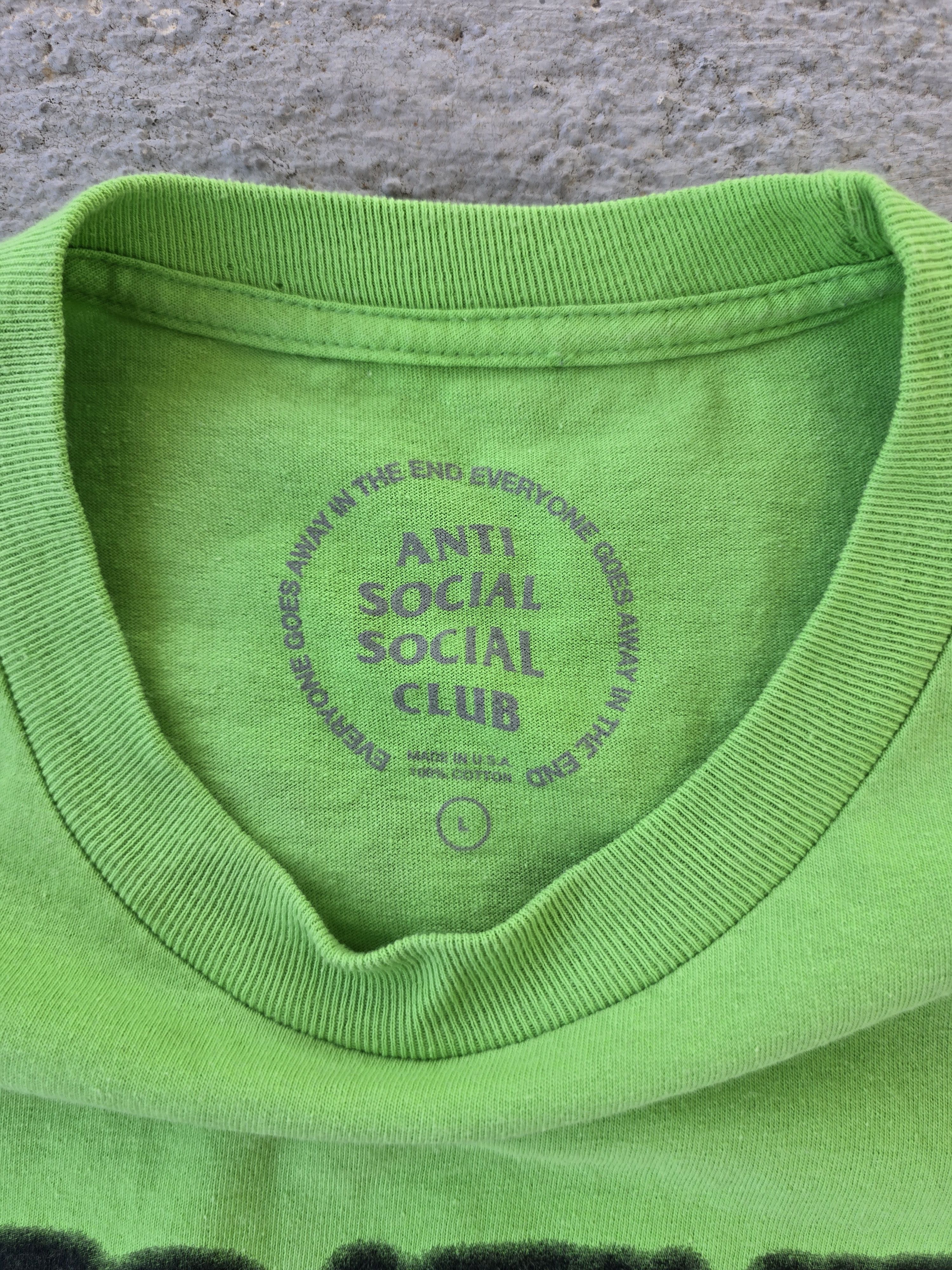 Anti Social Social Club ASSC Negativity is Love Tee Size US L / EU 52-54 / 3 - 2 Thumbnail
