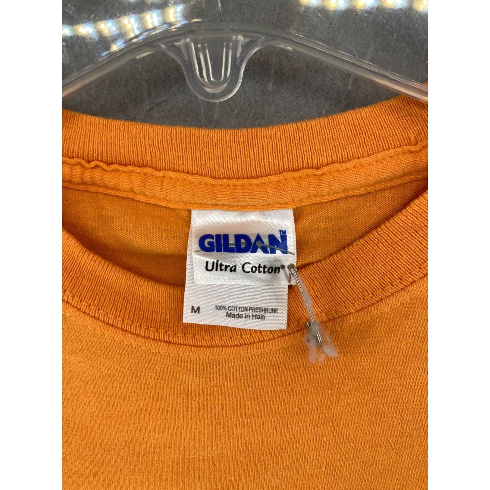 Gildan Flora-bama Mens TShirt M Orange Fishing Ive Got Friends In Low Places Shirt Mens Orange 90s Theme Fish Gildan Crew Neck Short Sleeve Jersey Cotton Size US M / EU 48-50 / 2 - 5 Thumbnail