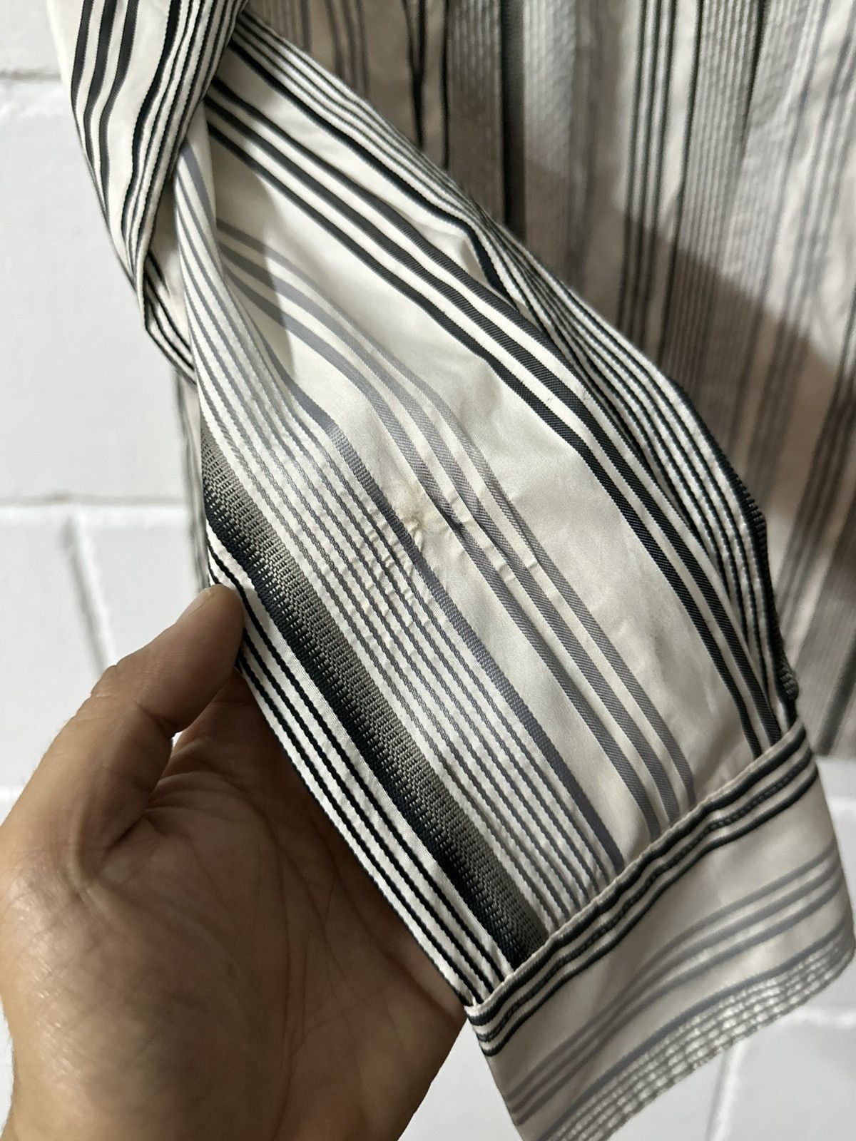 Tornado Mart 2000 - Tornado Mart Diagonal Lines L/S Shirt Size US L / EU 52-54 / 3 - 15 Thumbnail