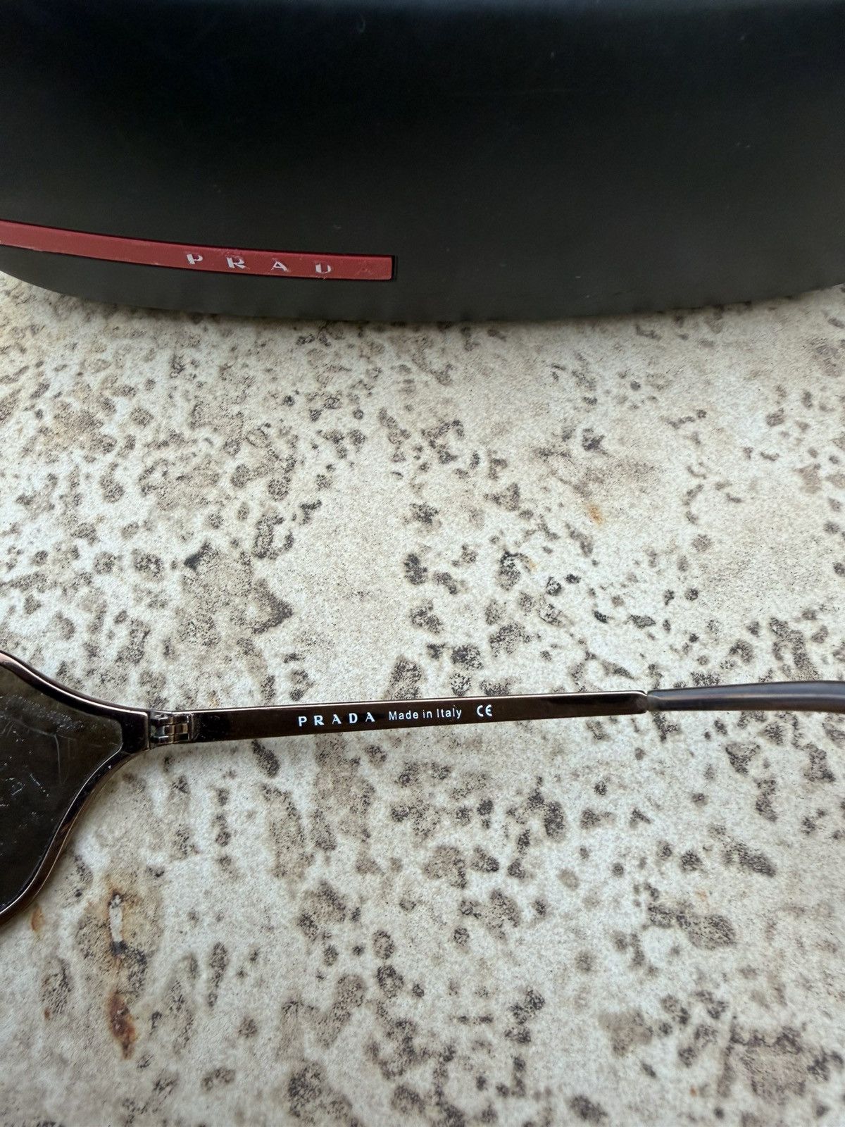 Prada Prada Sunglasses SPR 59E Brown Size ONE SIZE - 5 Thumbnail