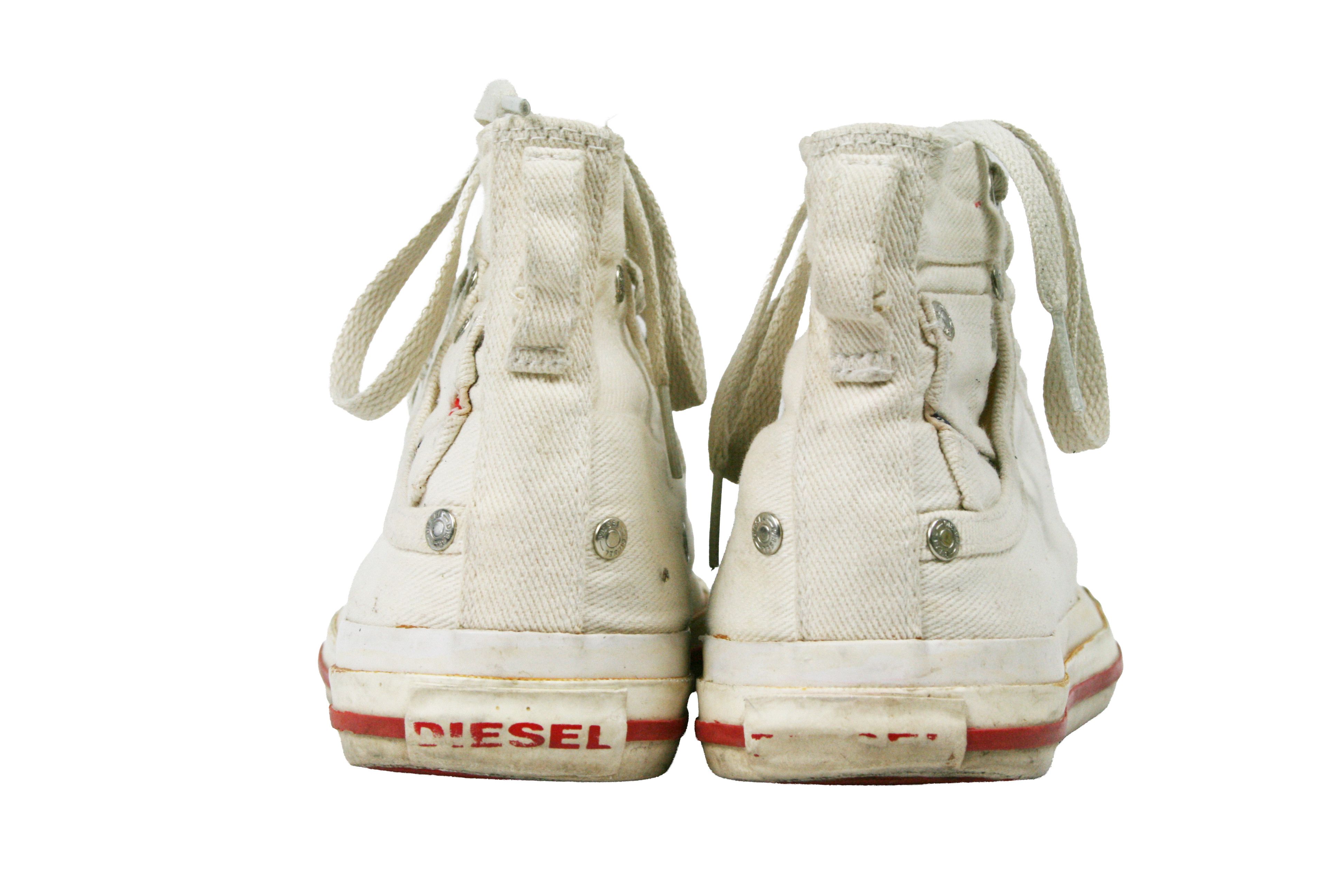 Diesel 00S Grunge Distressed Exposure Sneakers Vintage Size US 6 / IT 36 - 10 Thumbnail
