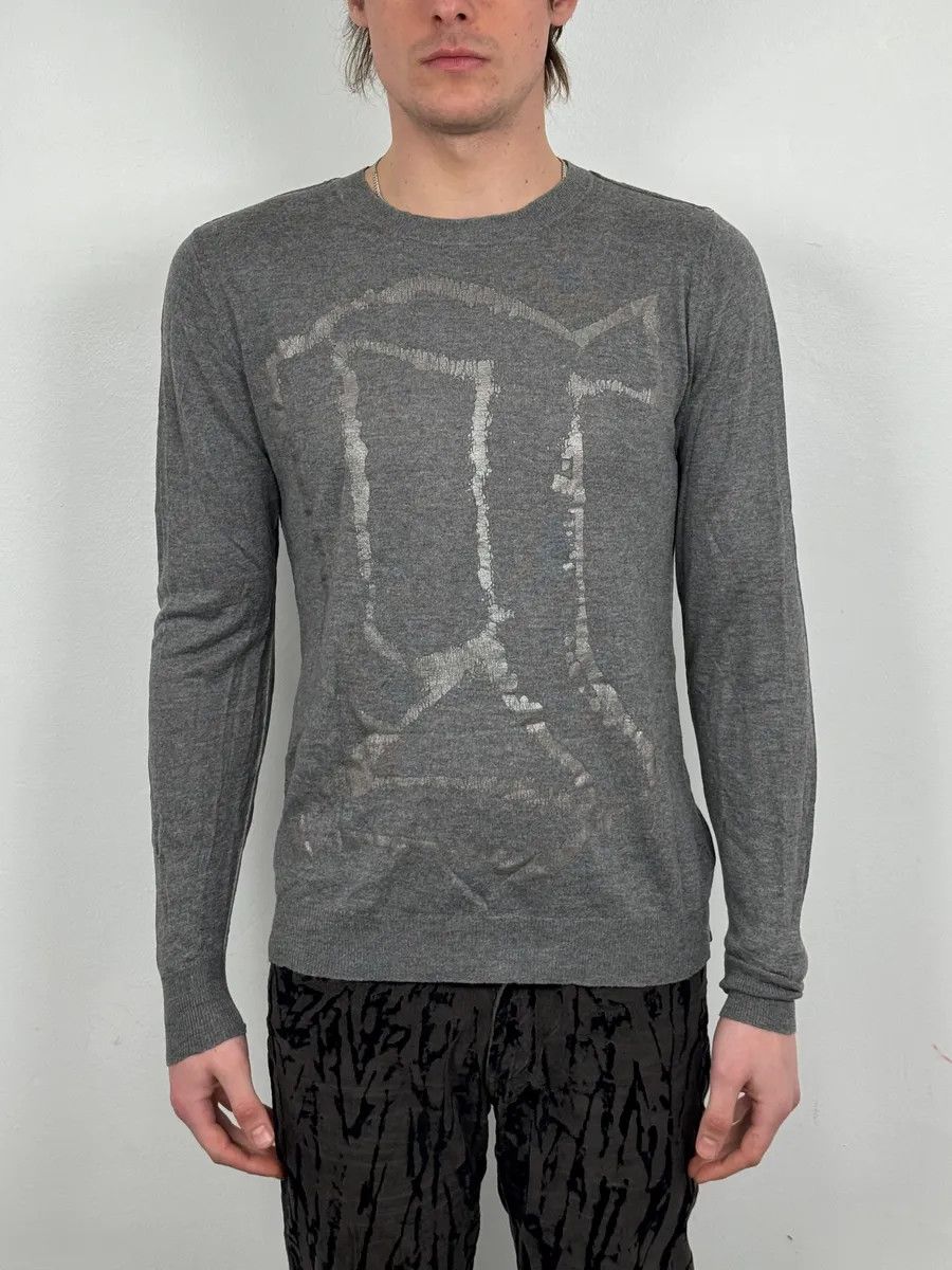 John Galliano John Galliano G Propaganda Grey Sweater Size US M / EU 48-50 / 2 - 2 Thumbnail