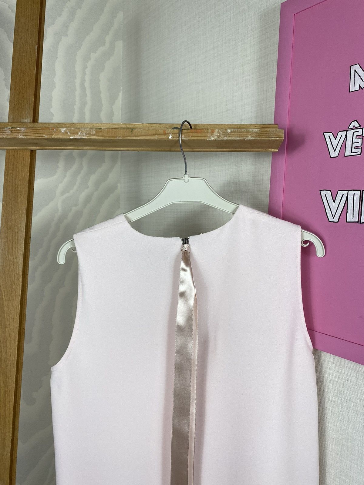 Designer Sly 010 Blouse Top Pink Size S / US 4 / IT 40 - 11 Thumbnail