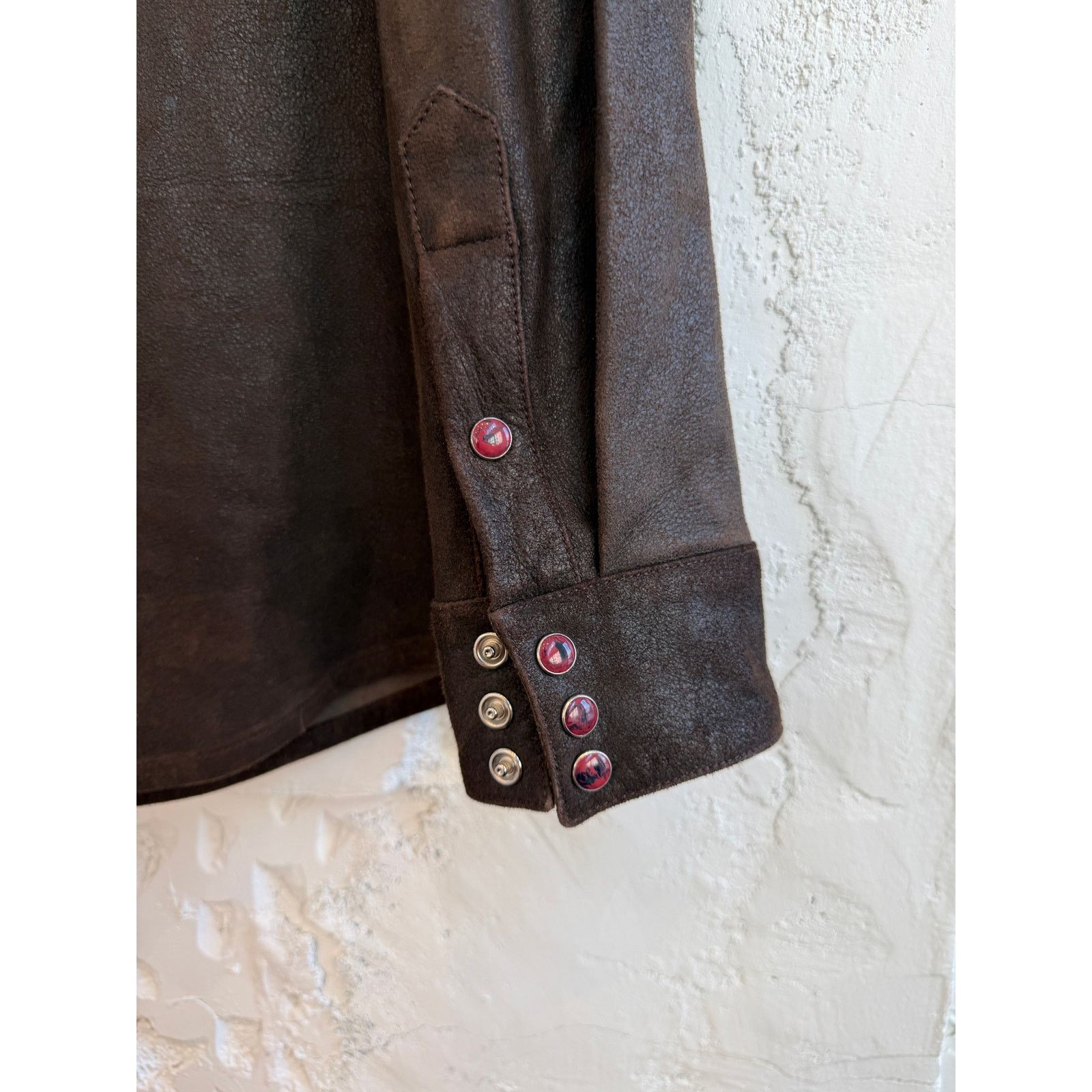 Leather Hollywood Forever Records Suede Western Shirt Size US S / EU 44-46 / 1 - 3 Thumbnail