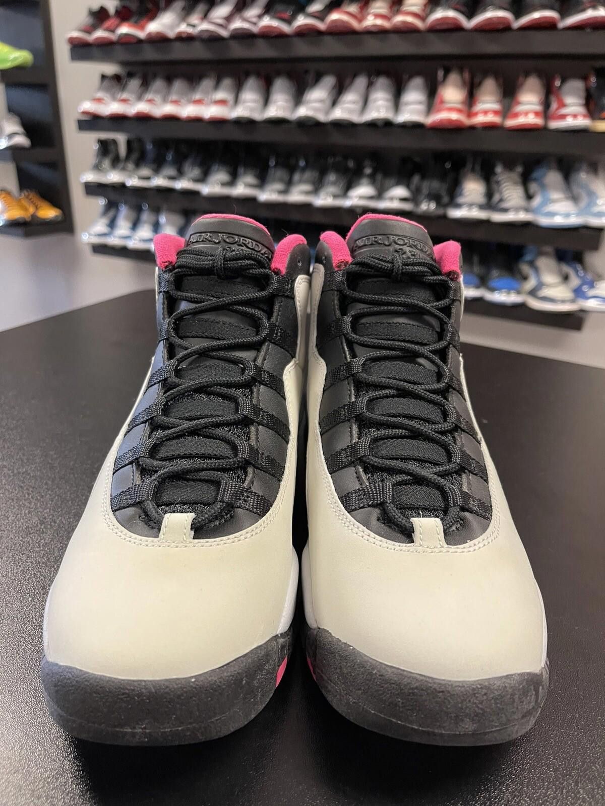Jordan Brand Size 6.5y - Jordan 10 Retro Vivid Pink (GS) 487211-008 Size US 6.5 / EU 39-40 - 2 Thumbnail
