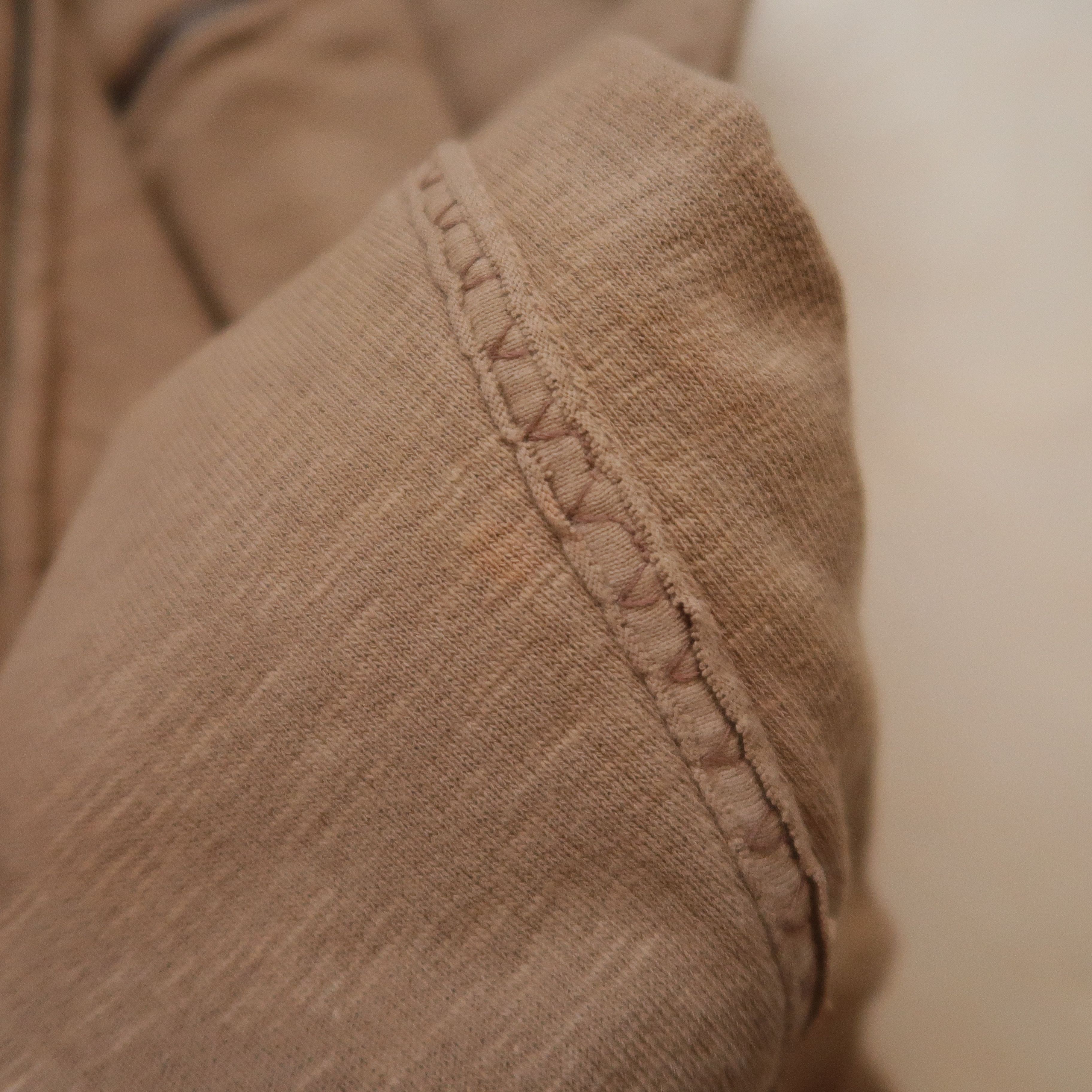1990s Marithe Francois Girbaud Patchwork Brown Hoodie
