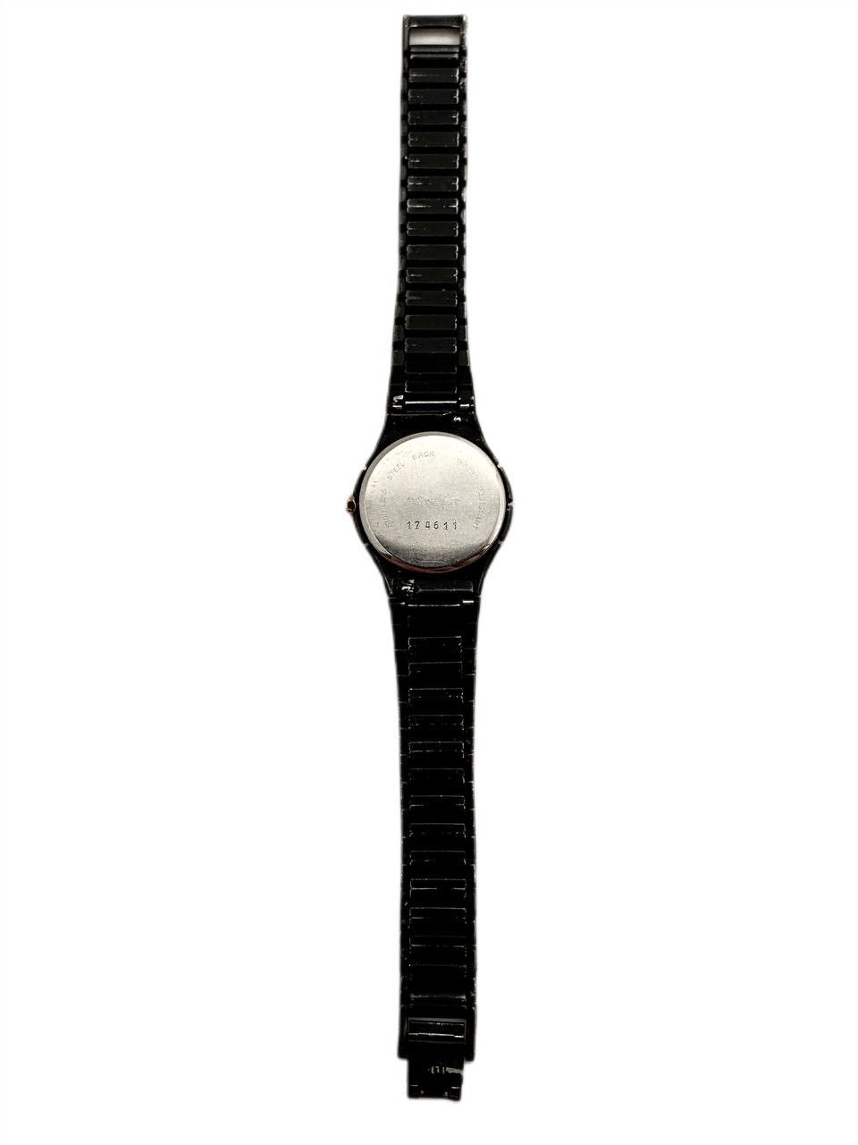 Saint Laurent Paris Saint Laurent YSL Logo Black Gold Steel Ceramic Wrist Watch Size ONE SIZE - 6 Thumbnail